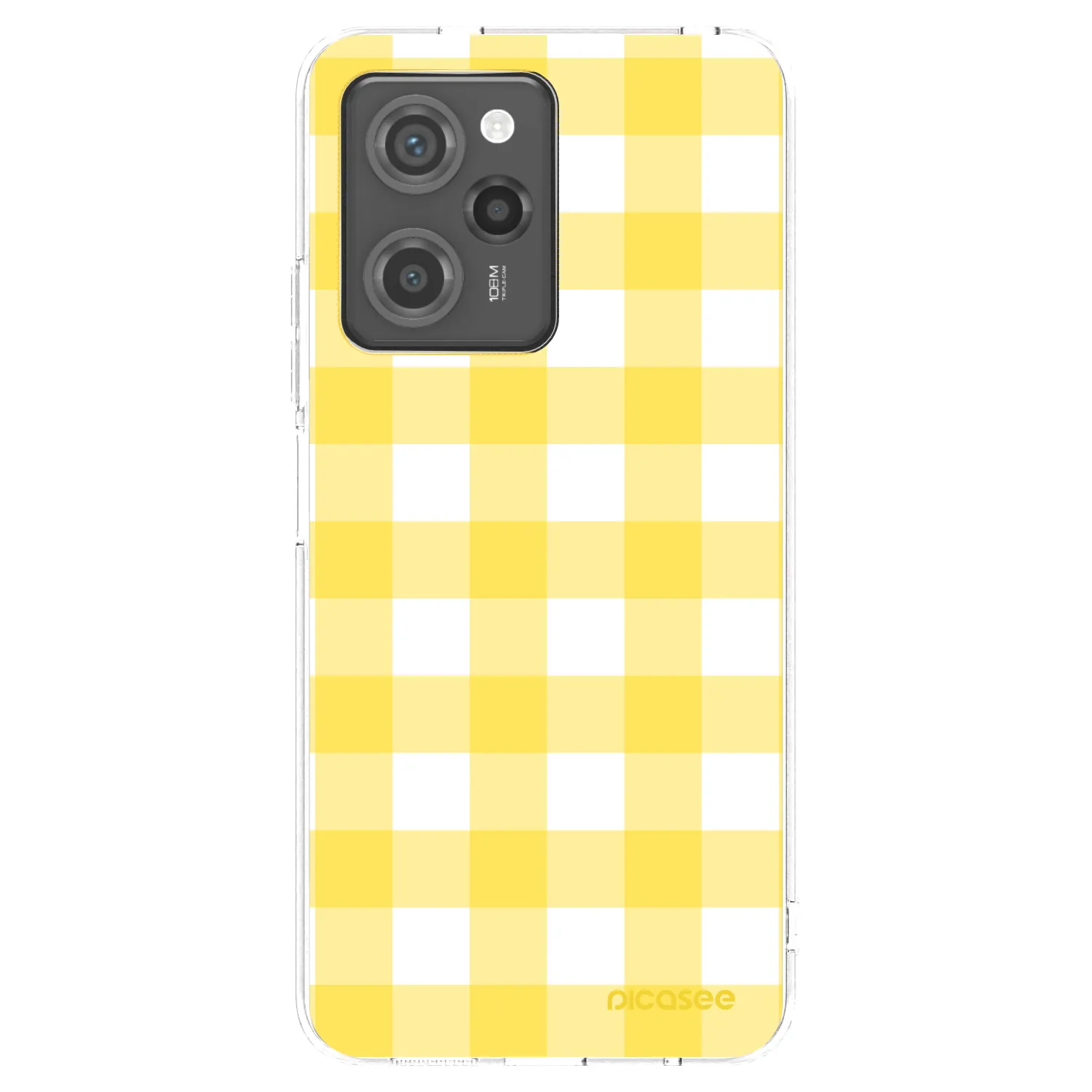 Picasee husă transparentă din silicon pentru Xiaomi Poco X5 Pro - Gride lemon