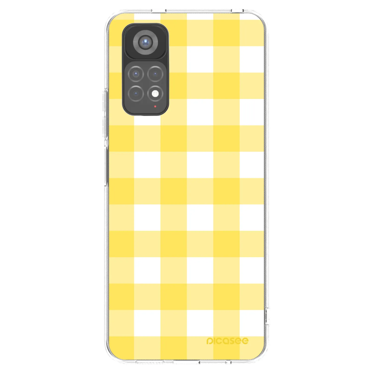 Picasee husă transparentă din silicon pentru Xiaomi Redmi Note 11S 5G - Gride lemon