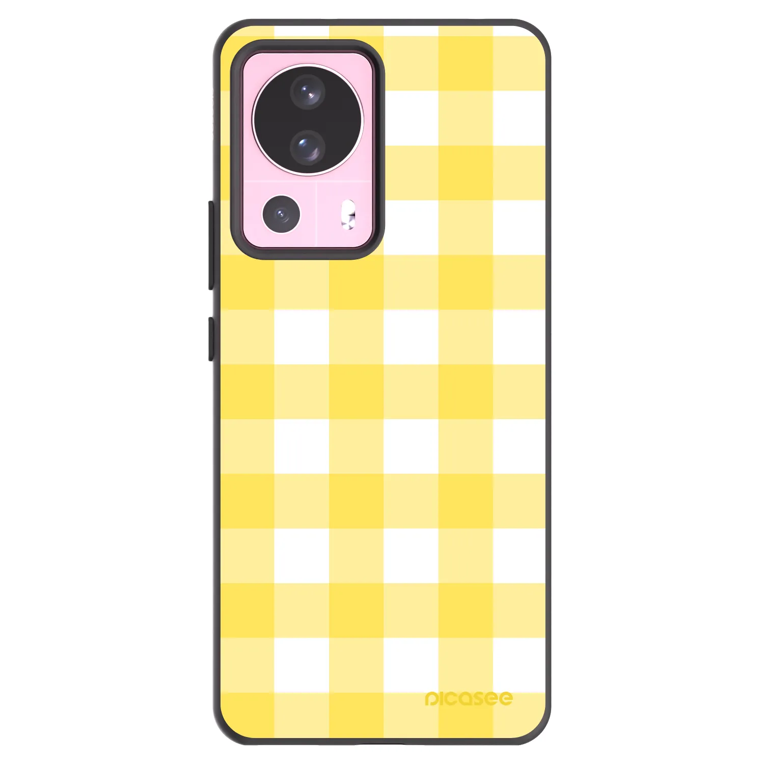 Picasee husă neagră din silicon pentru Xiaomi 13 Lite - Gride lemon