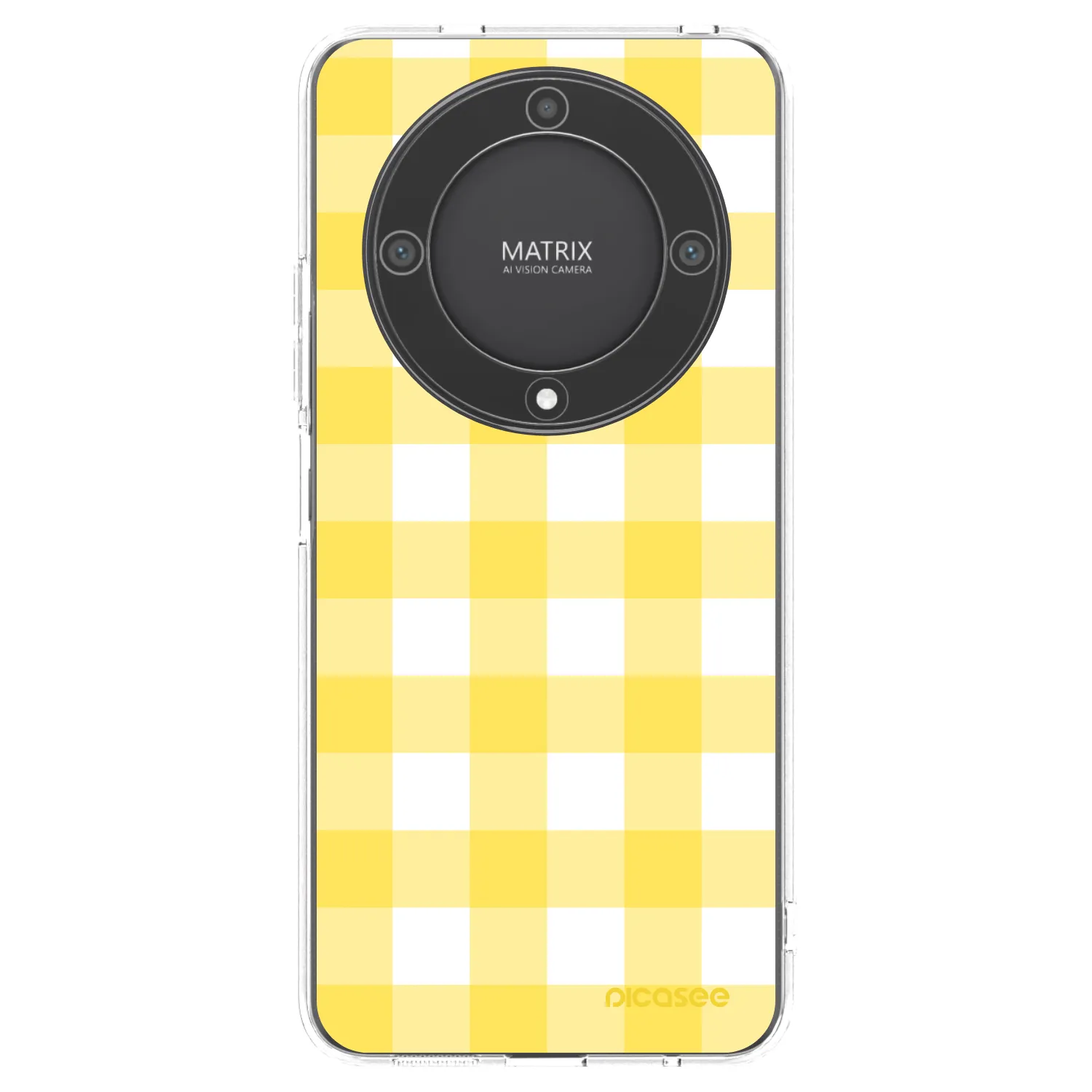 Picasee husă transparentă din silicon pentru Honor Magic5 Lite 5G - Gride lemon