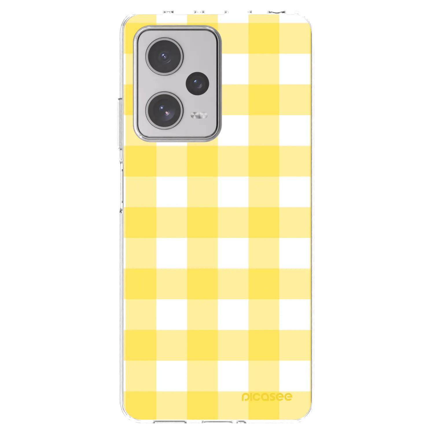 Picasee husă transparentă din silicon pentru Xiaomi Redmi Note 12 Pro+ 5G - Gride lemon