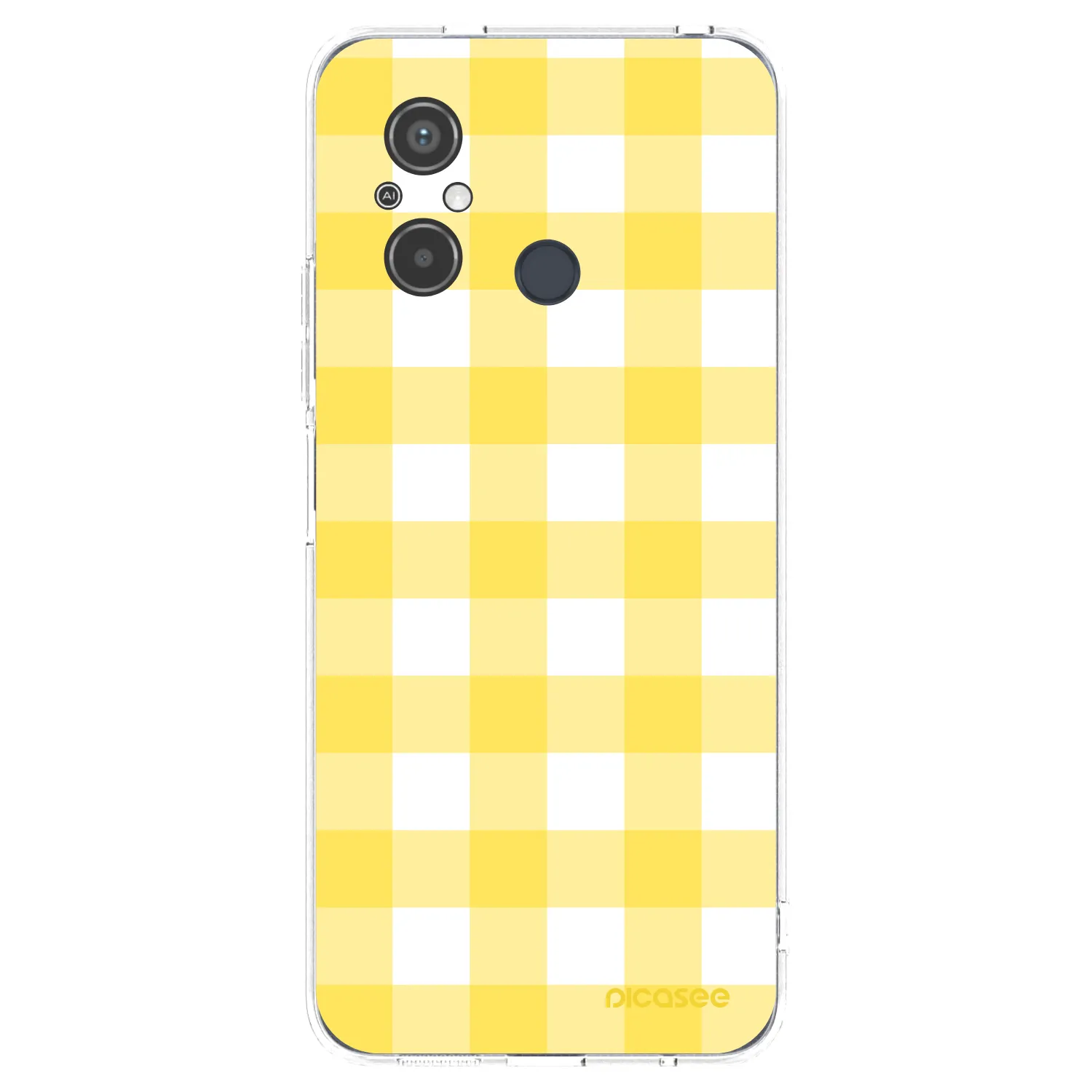 Picasee husă transparentă din silicon pentru Xiaomi Redmi 12C - Gride lemon