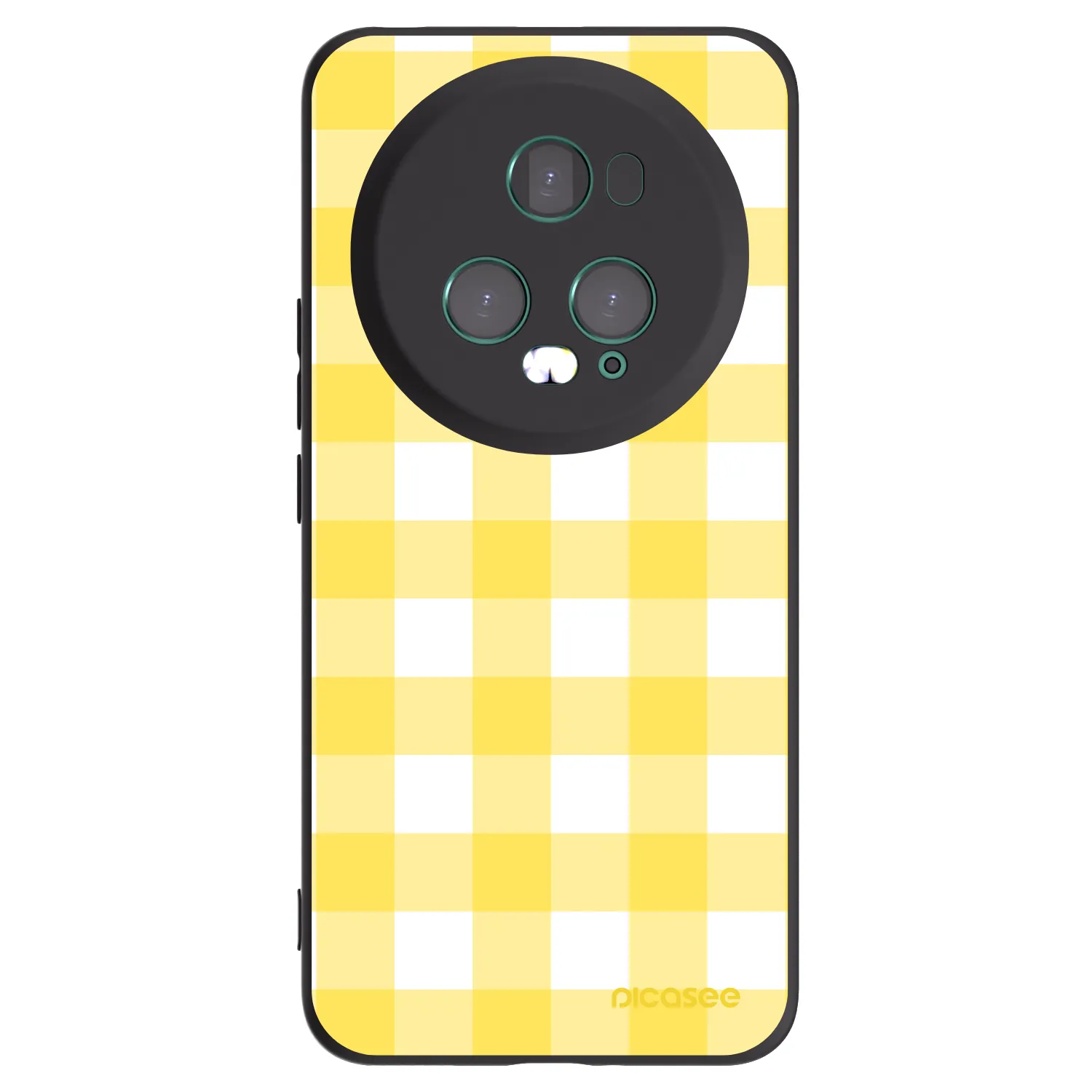 Picasee husă neagră din silicon pentru Honor Magic5 Pro - Gride lemon