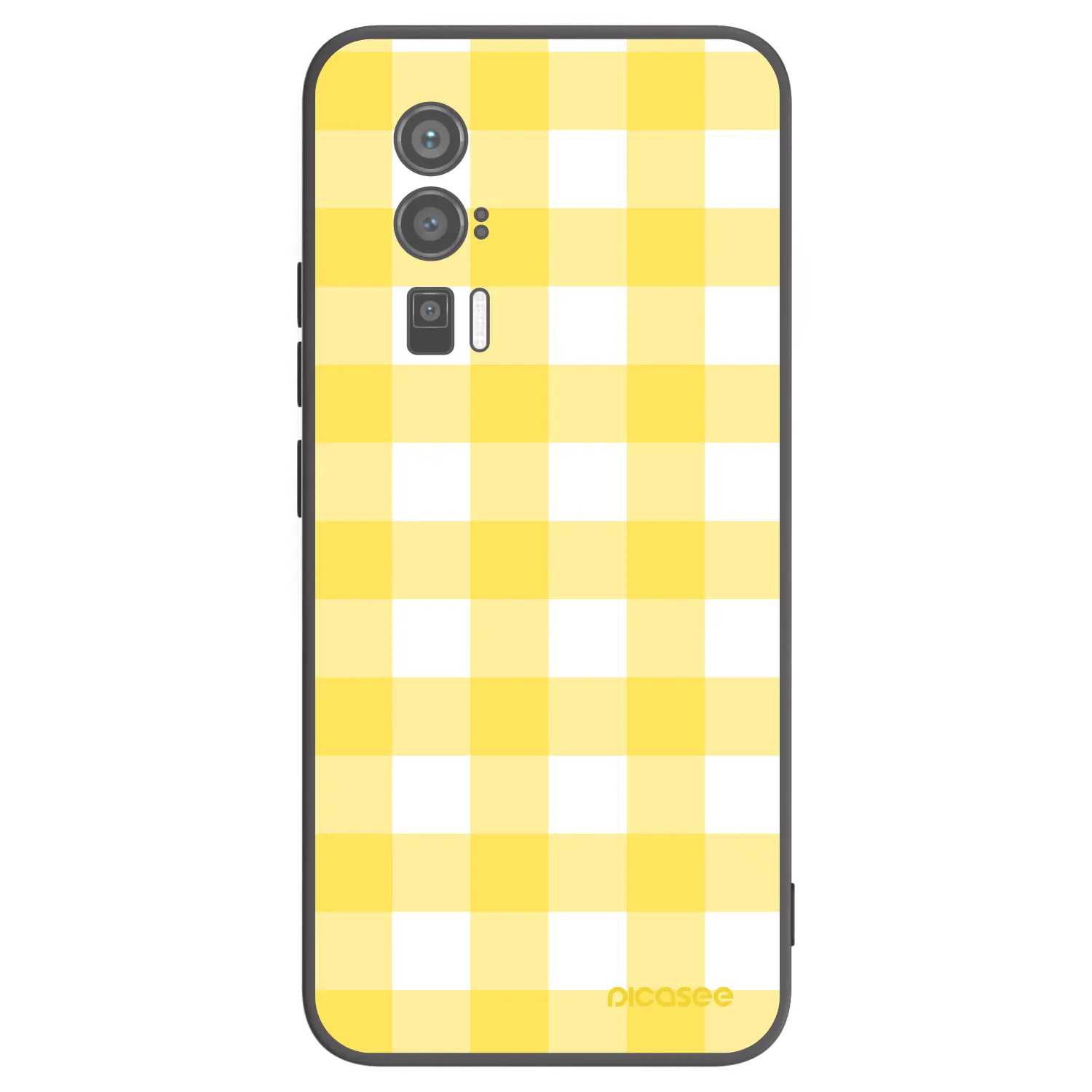 Picasee husă neagră din silicon pentru Xiaomi Poco F5 Pro 5G - Gride lemon