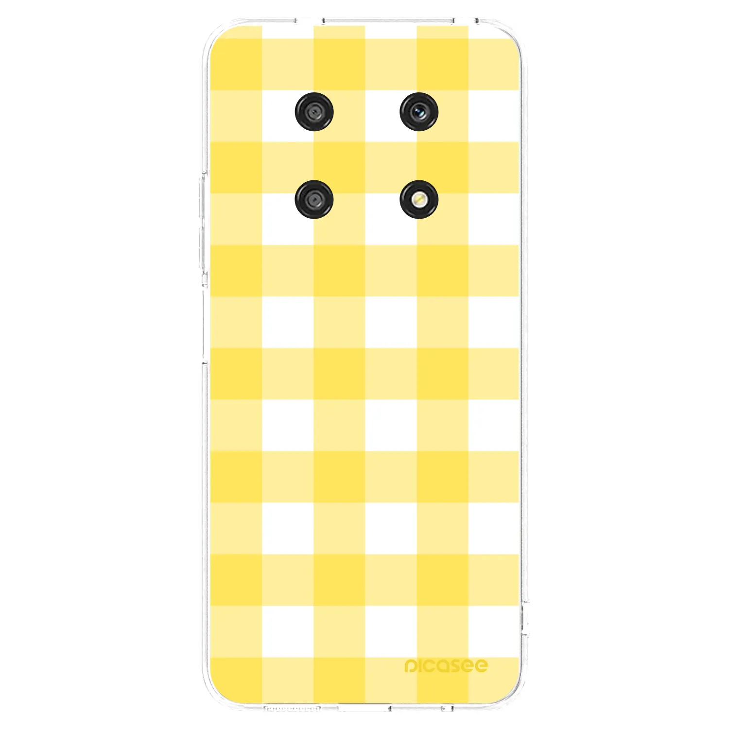 Picasee husă transparentă din silicon pentru Honor Magic4 Lite 5G - Gride lemon