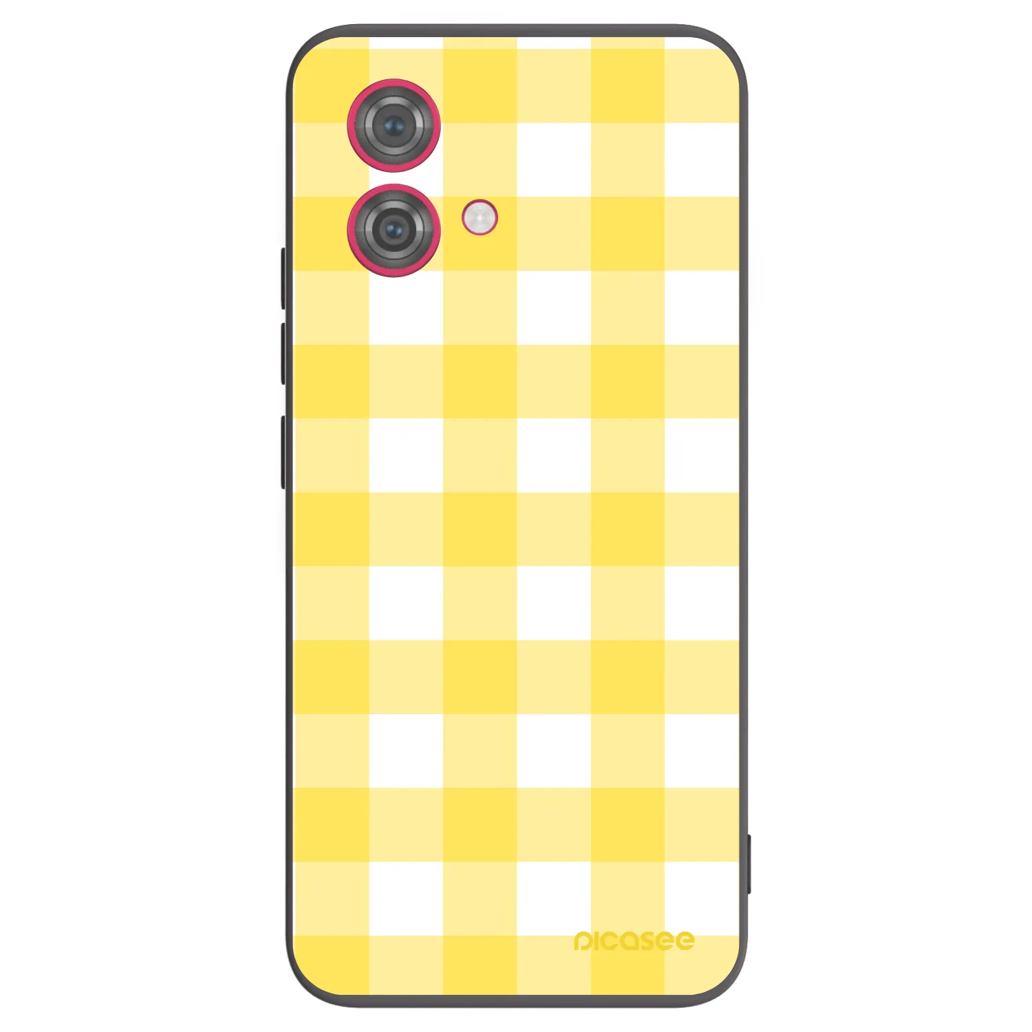 Picasee husă neagră din silicon pentru Motorola Moto G84 5G - Gride lemon