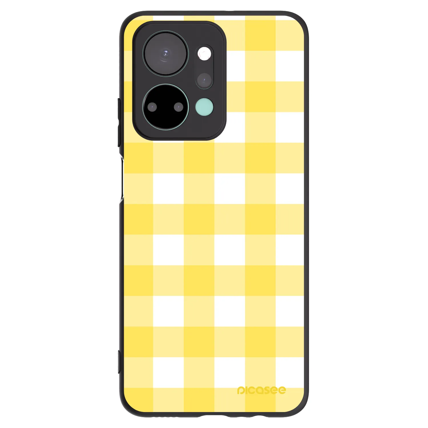Picasee husă neagră din silicon pentru Honor X7a - Gride lemon