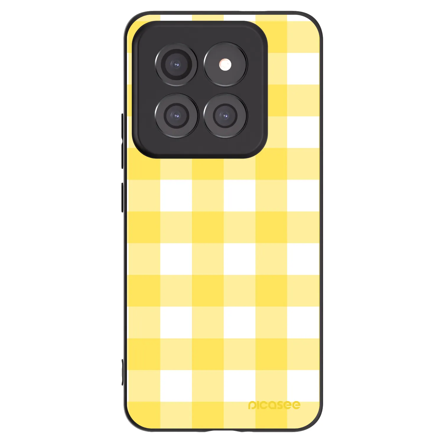 Picasee husă neagră din silicon pentru Xiaomi 14 Pro - Gride lemon