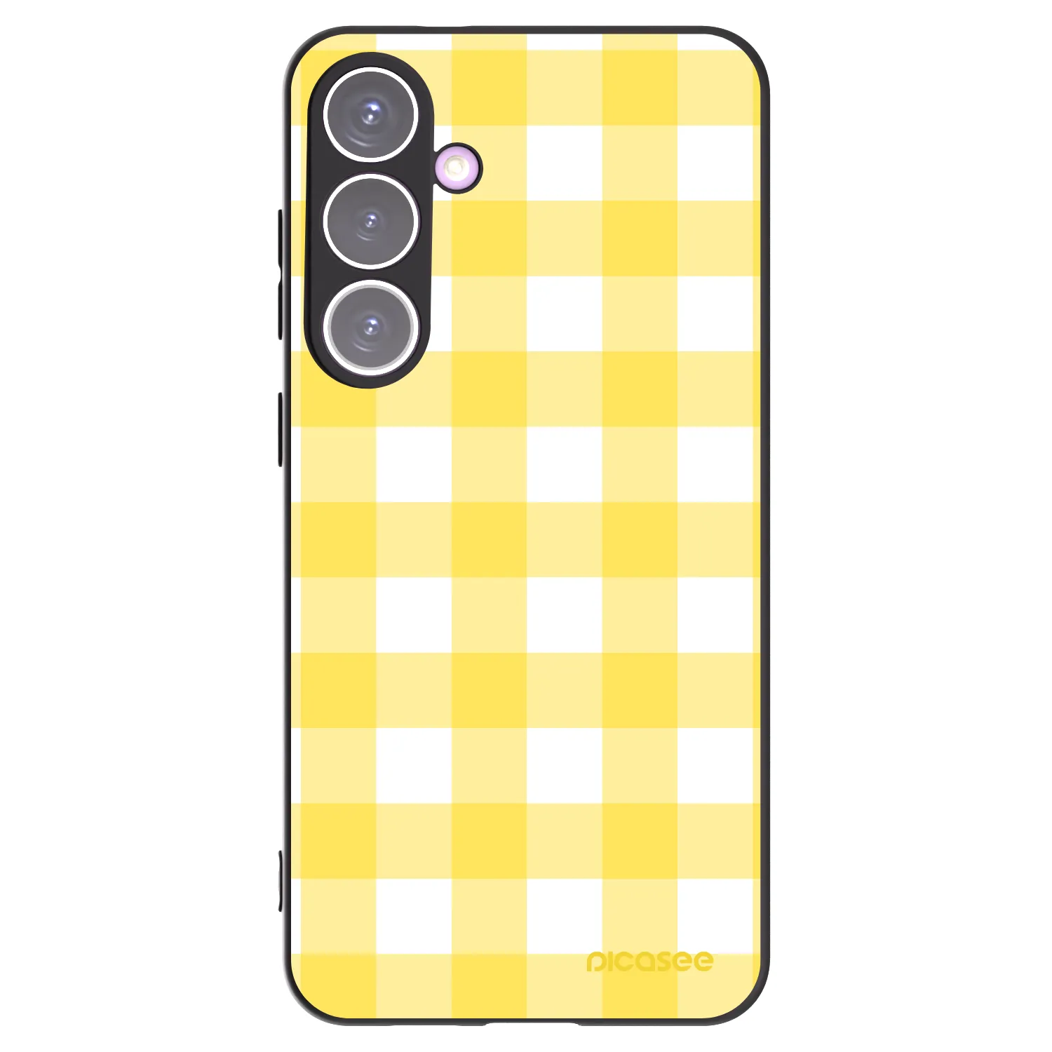 Picasee husă neagră din silicon pentru Samsung Galaxy S24+ S926B 5G - Gride lemon