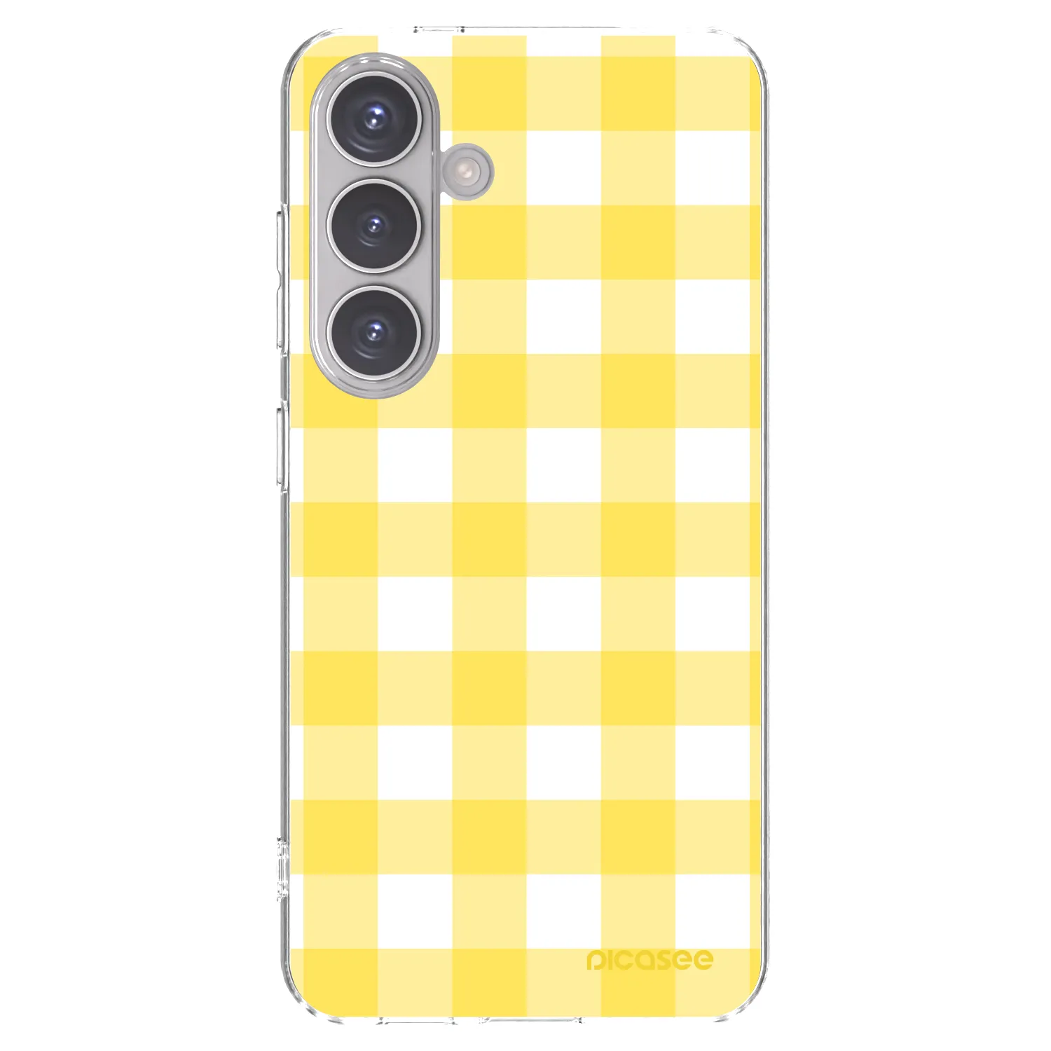 Picasee husă transparentă din silicon pentru Samsung Galaxy S24 S921B 5G - Gride lemon