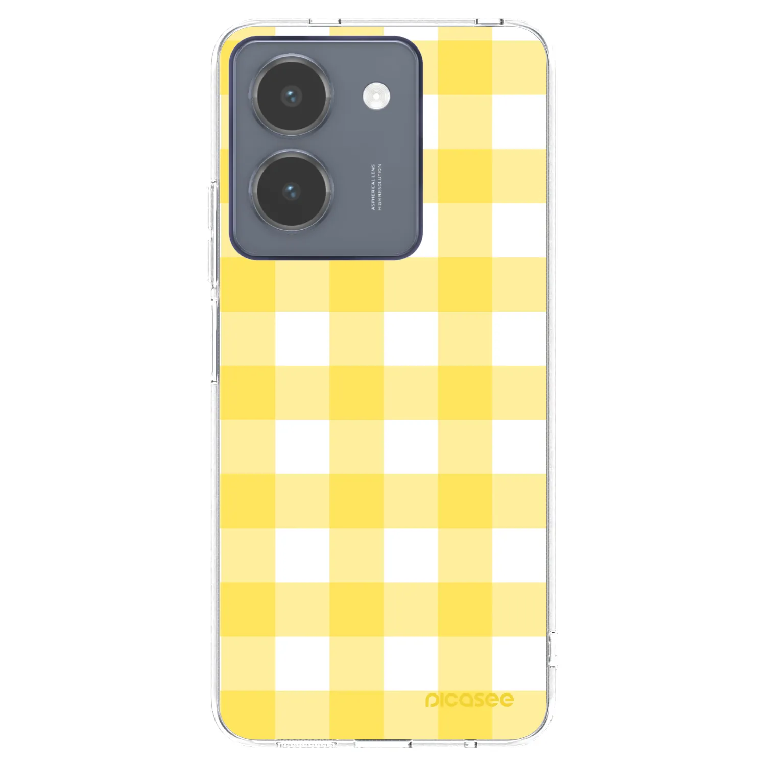 Picasee husă transparentă din silicon pentru Vivo Y36 4G - Gride lemon