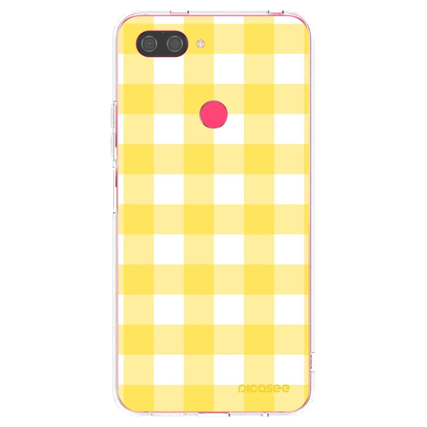 Picasee husă transparentă din silicon pentru Xiaomi Mi 8 Lite - Gride lemon