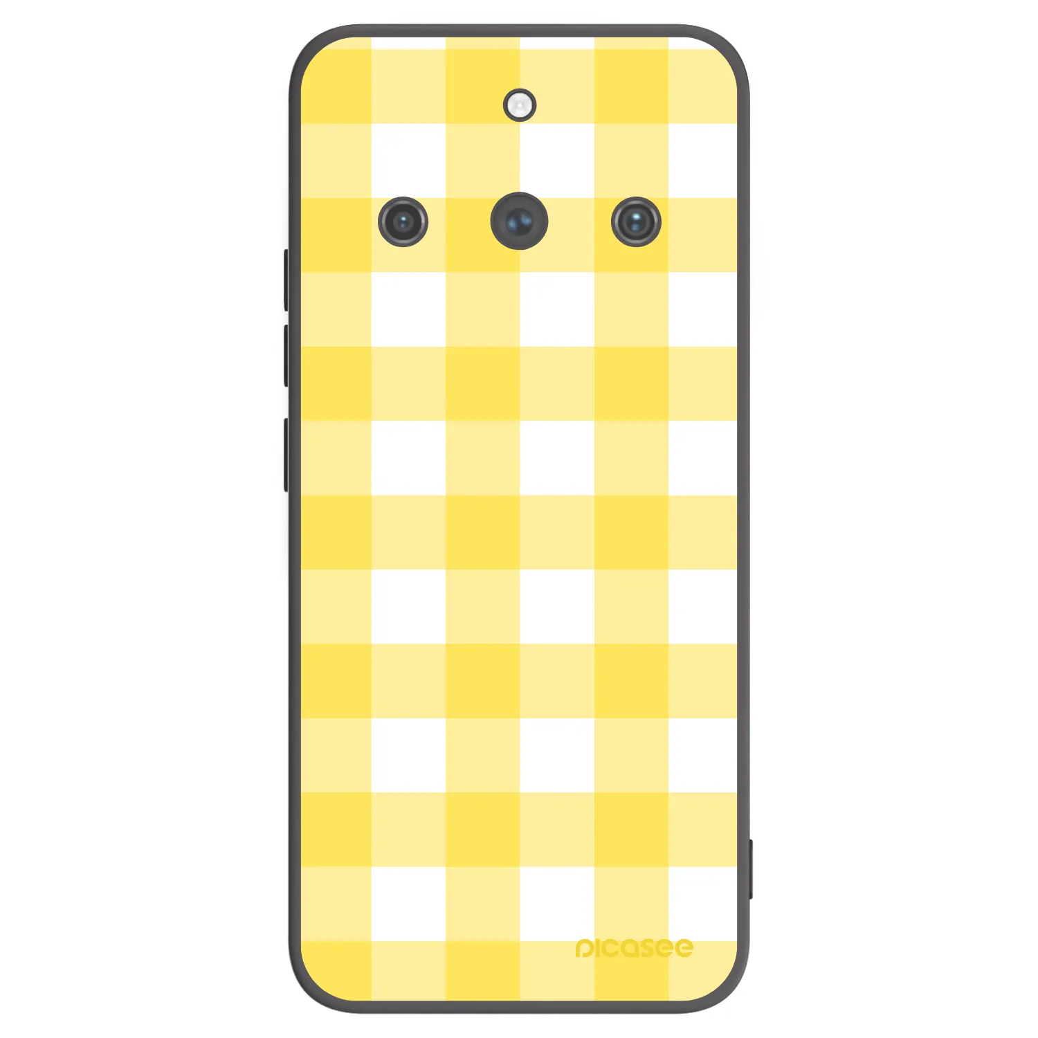 Picasee husă neagră din silicon pentru Realme 11 Pro+ - Gride lemon