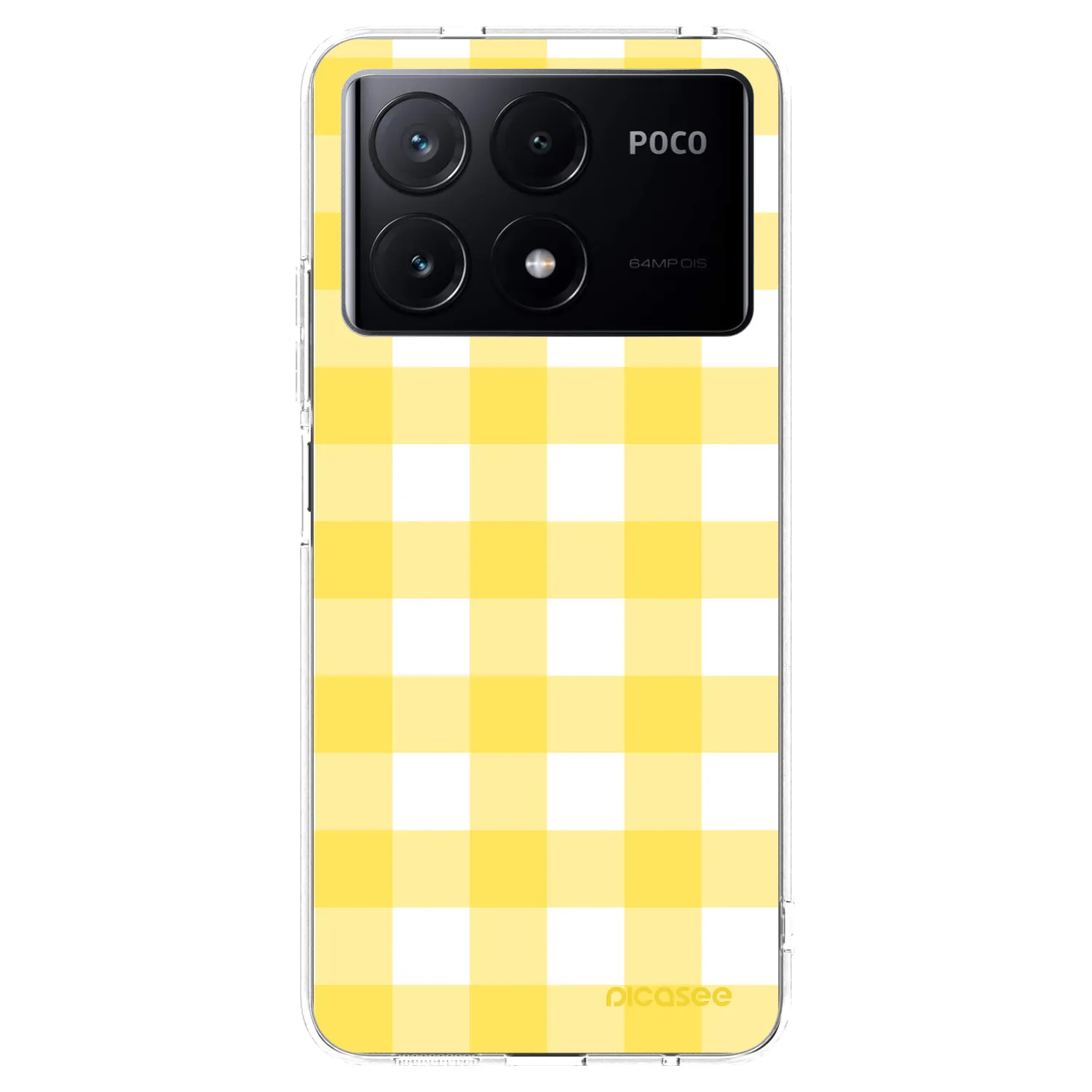 Picasee husă transparentă din silicon pentru Xiaomi Poco X6 Pro - Gride lemon