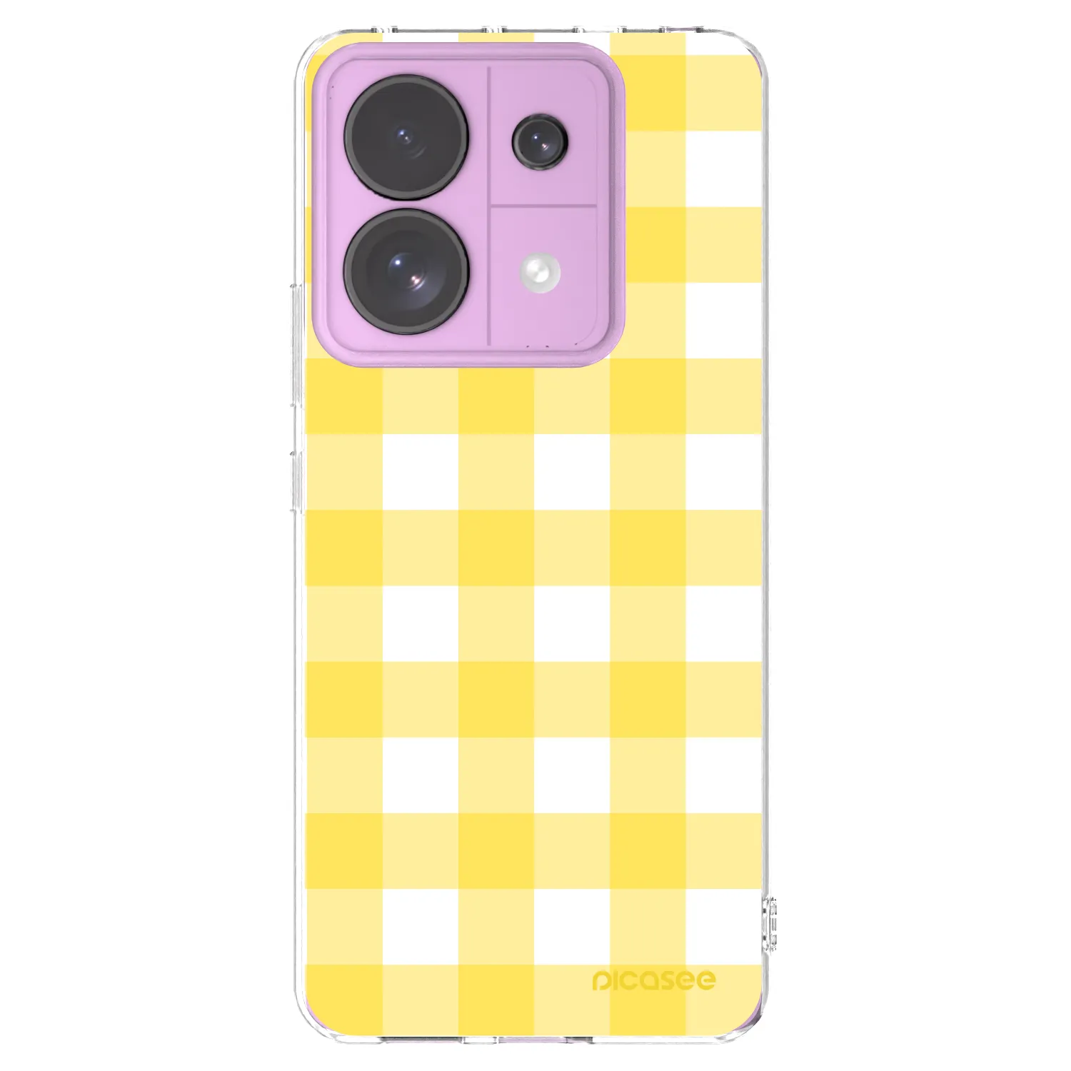 Picasee husă transparentă din silicon pentru Xiaomi Redmi Note 13 Pro 5G - Gride lemon