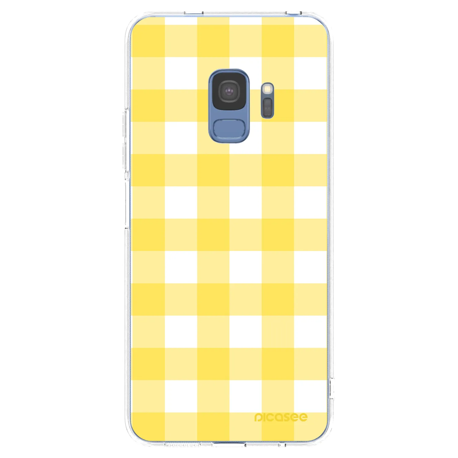 Picasee husă transparentă din silicon pentru Samsung Galaxy S9 G960F - Gride lemon