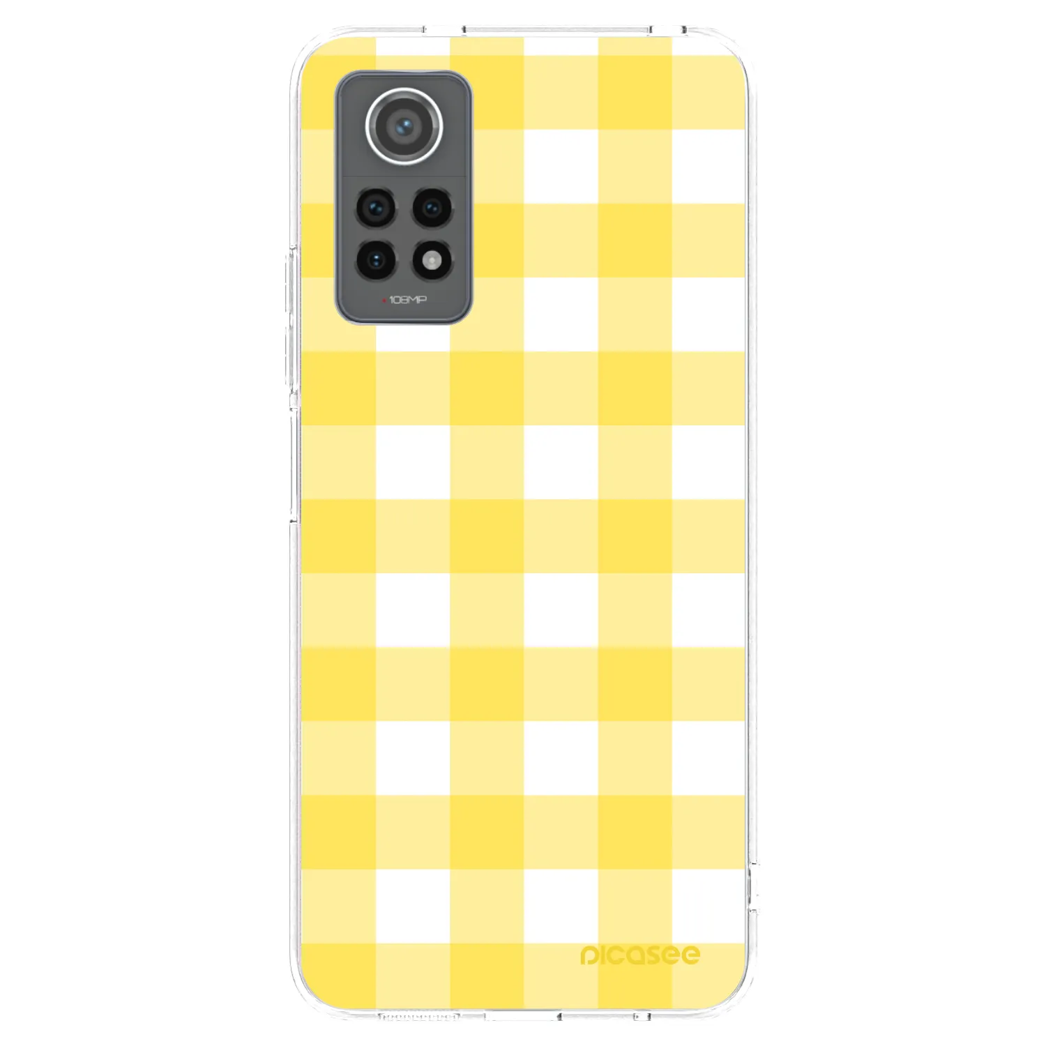 Picasee husă transparentă din silicon pentru Xiaomi Redmi Note 12 Pro 4G - Gride lemon