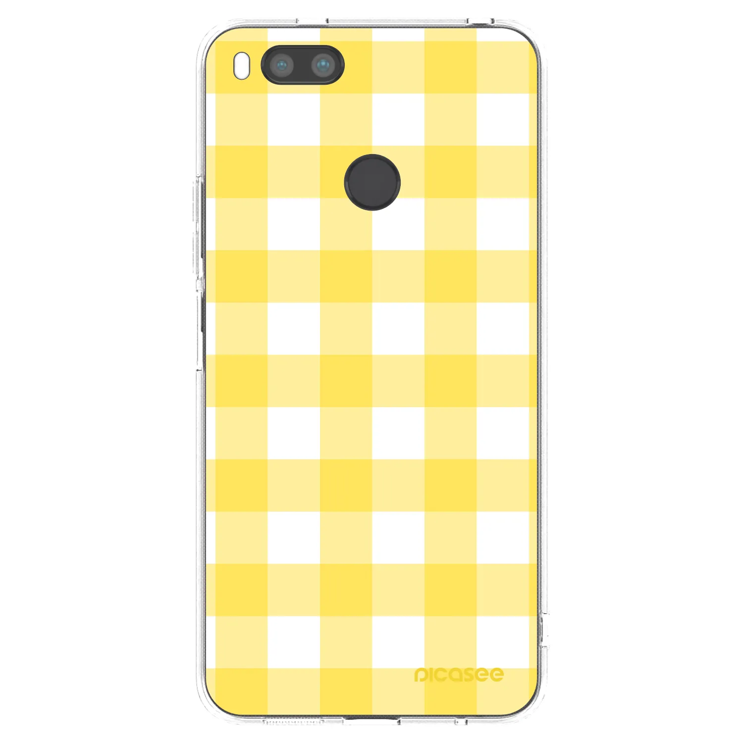 Picasee husă transparentă din silicon pentru Xiaomi Mi A1 Global - Gride lemon