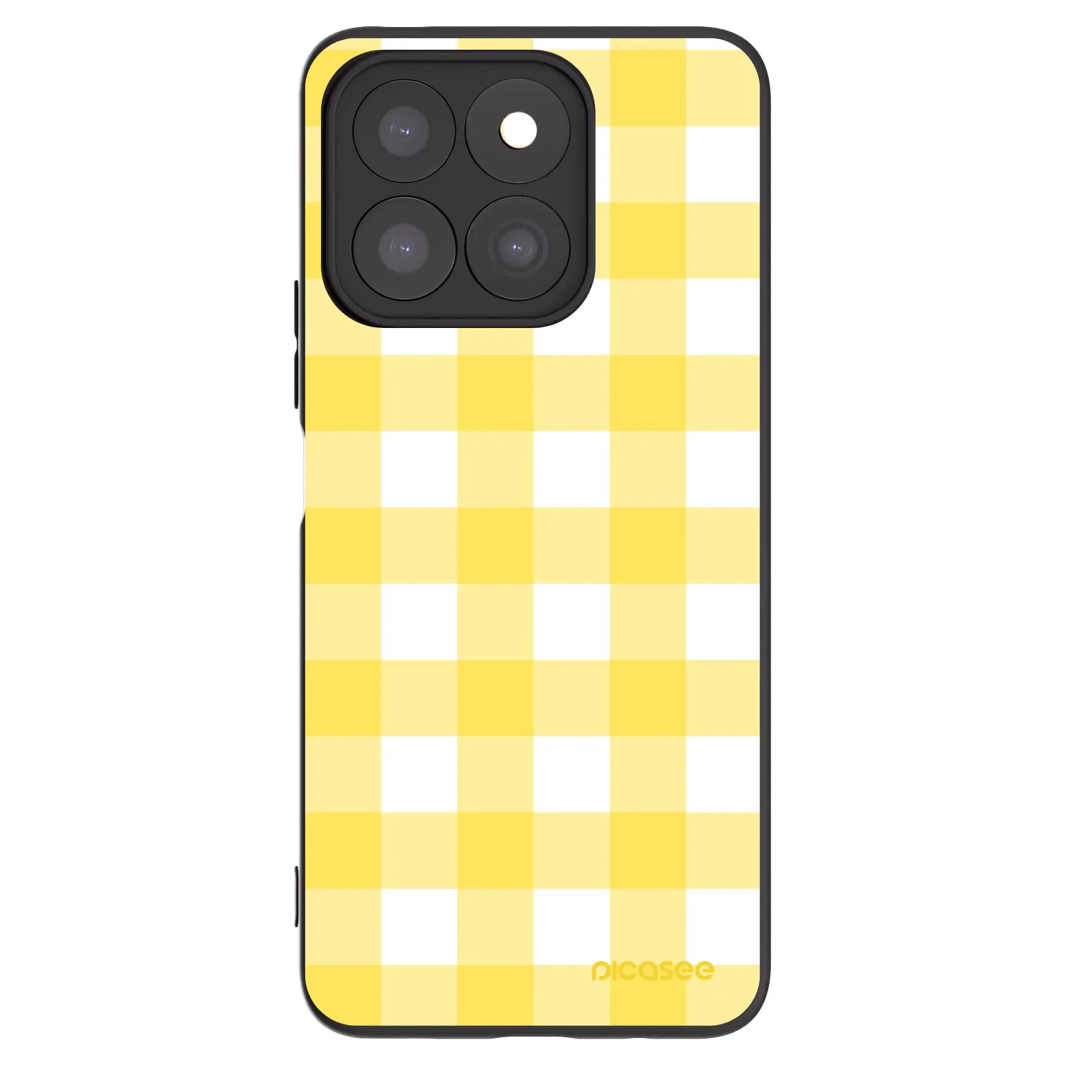 Picasee husă neagră din silicon pentru Honor X8b - Gride lemon