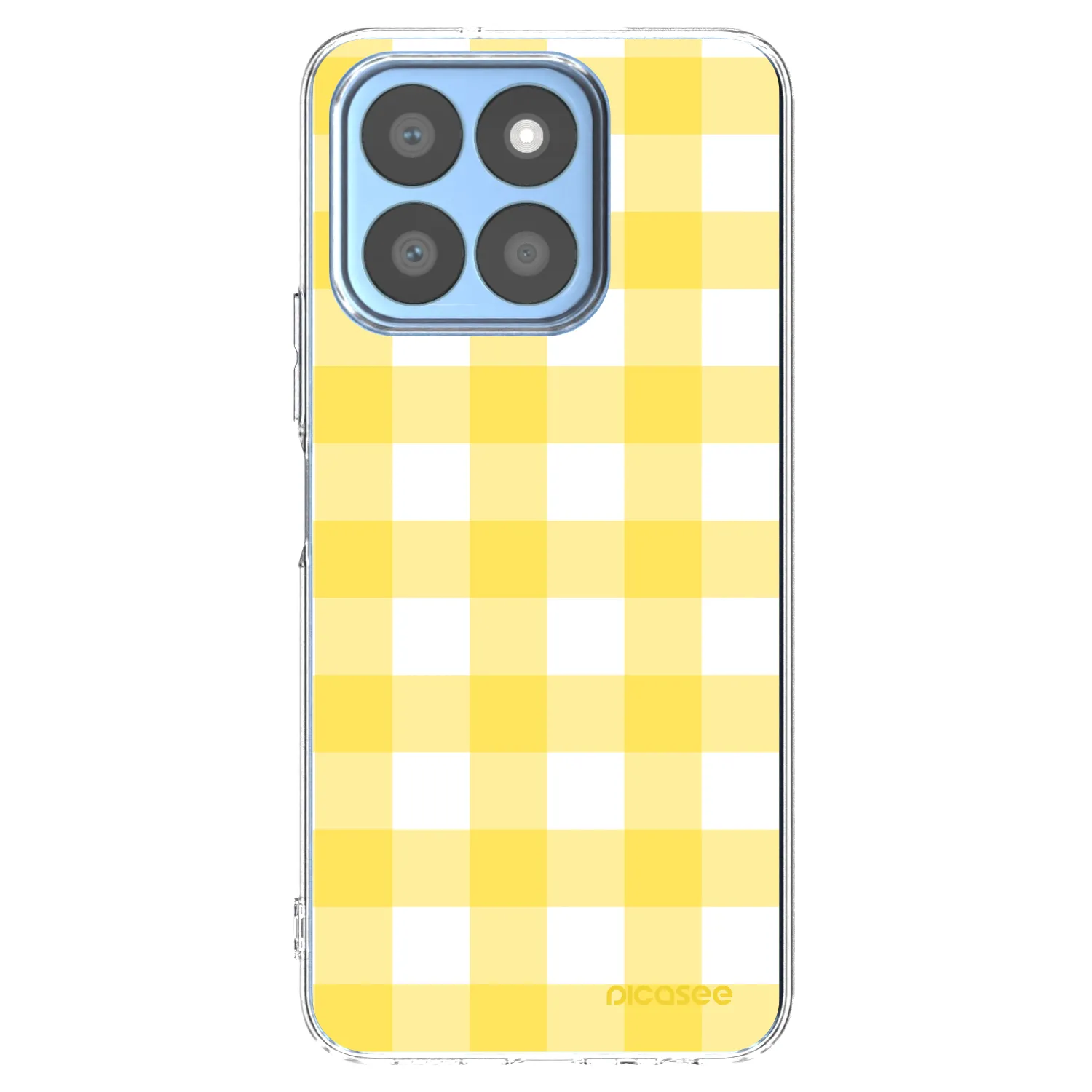 Picasee husă transparentă din silicon pentru Honor X8b - Gride lemon