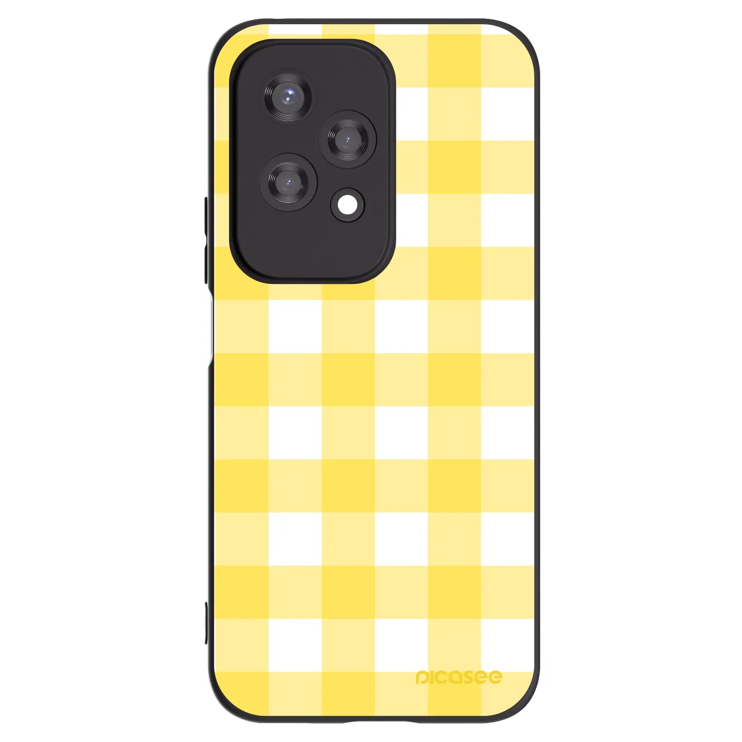 Picasee husă neagră din silicon pentru Honor 200 Lite - Gride lemon