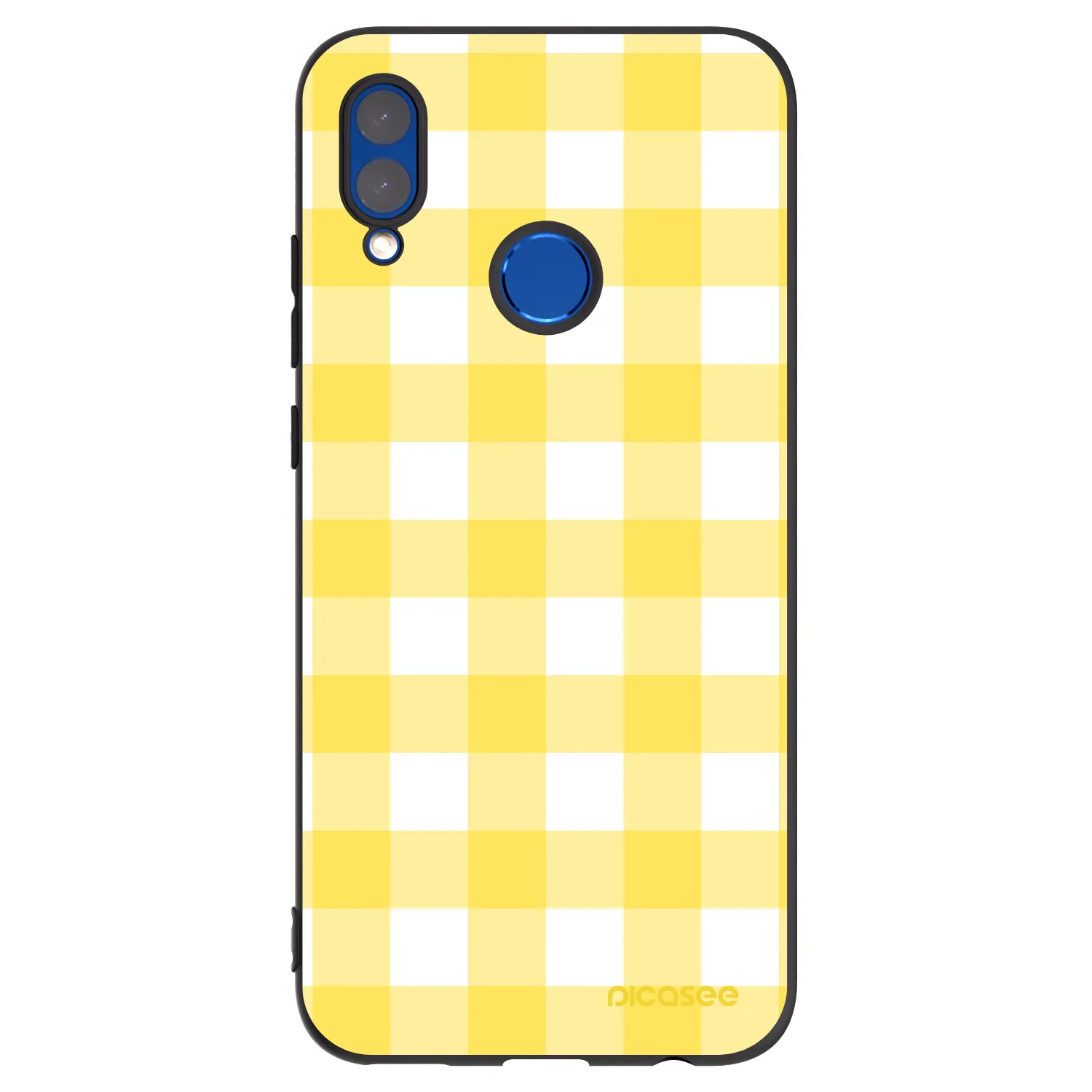 Picasee husă neagră din silicon pentru Honor 10 Lite - Gride lemon