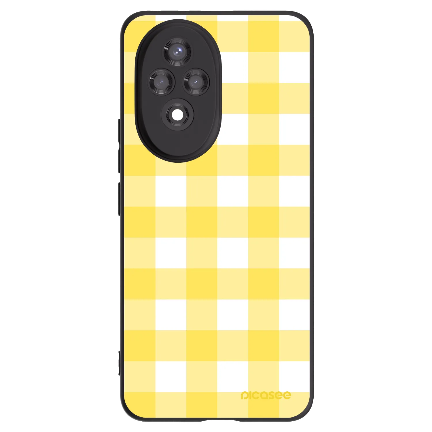 Picasee husă neagră din silicon pentru Honor 200 5G - Gride lemon