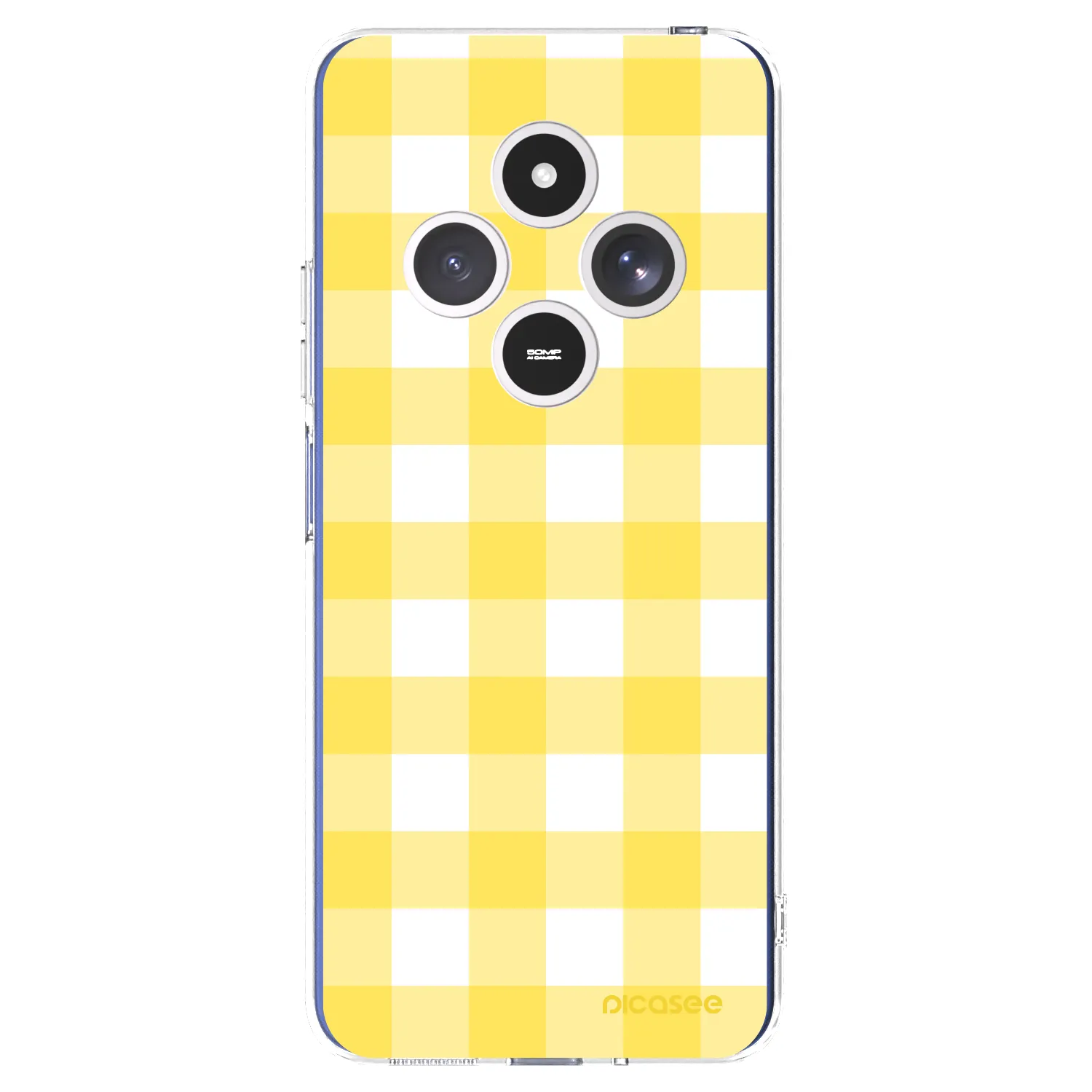 Picasee husă transparentă din silicon pentru Xiaomi Redmi 14C - Gride lemon