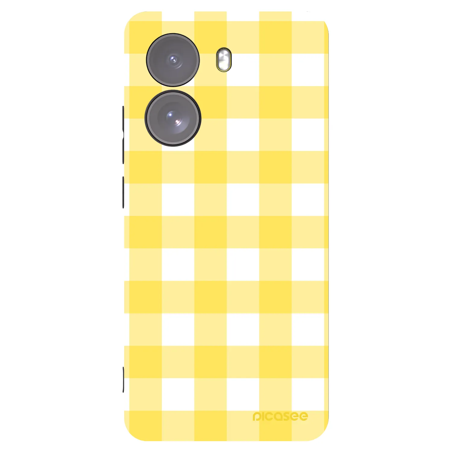 Picasee husă neagră din silicon pentru Xiaomi Poco X7 - Gride lemon
