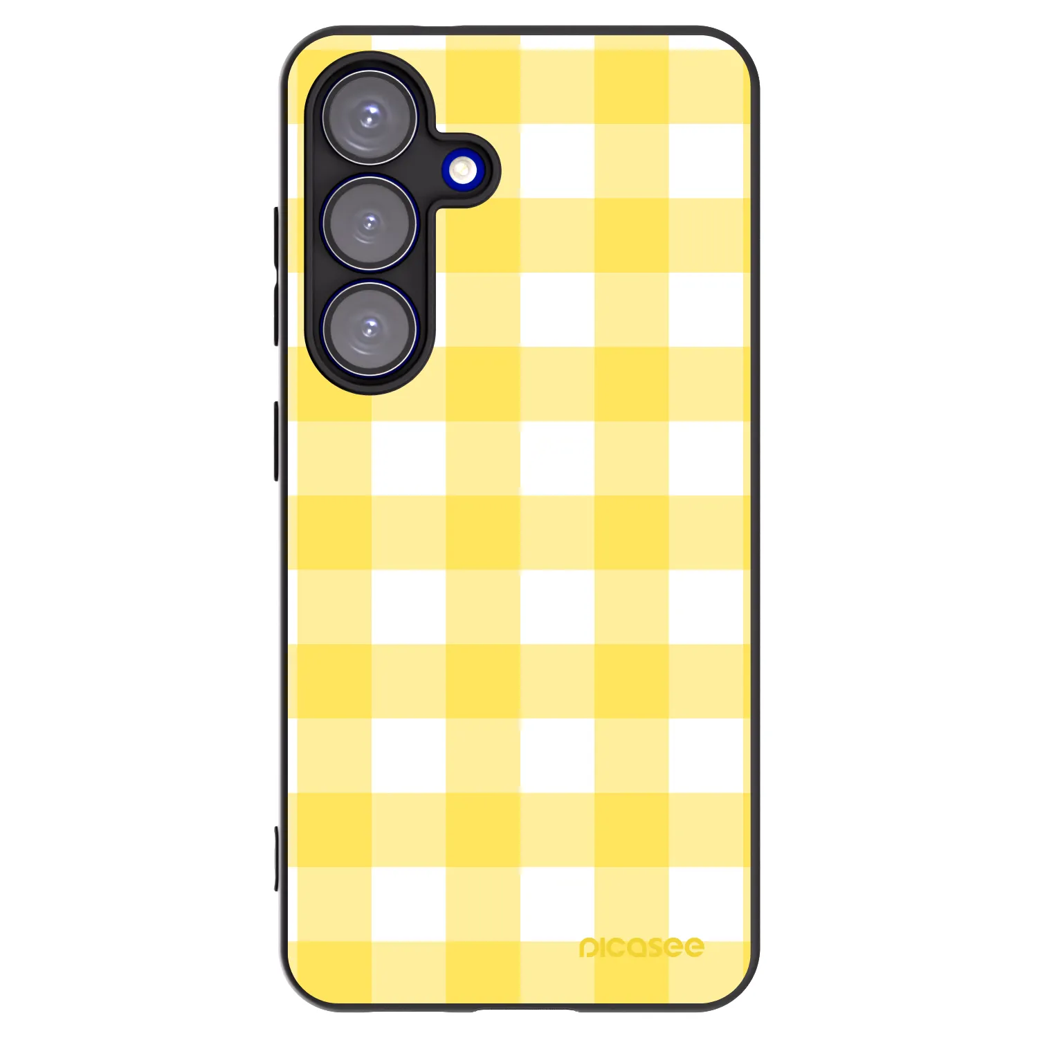Picasee husă neagră din silicon pentru Samsung Galaxy S25 5G - Gride lemon