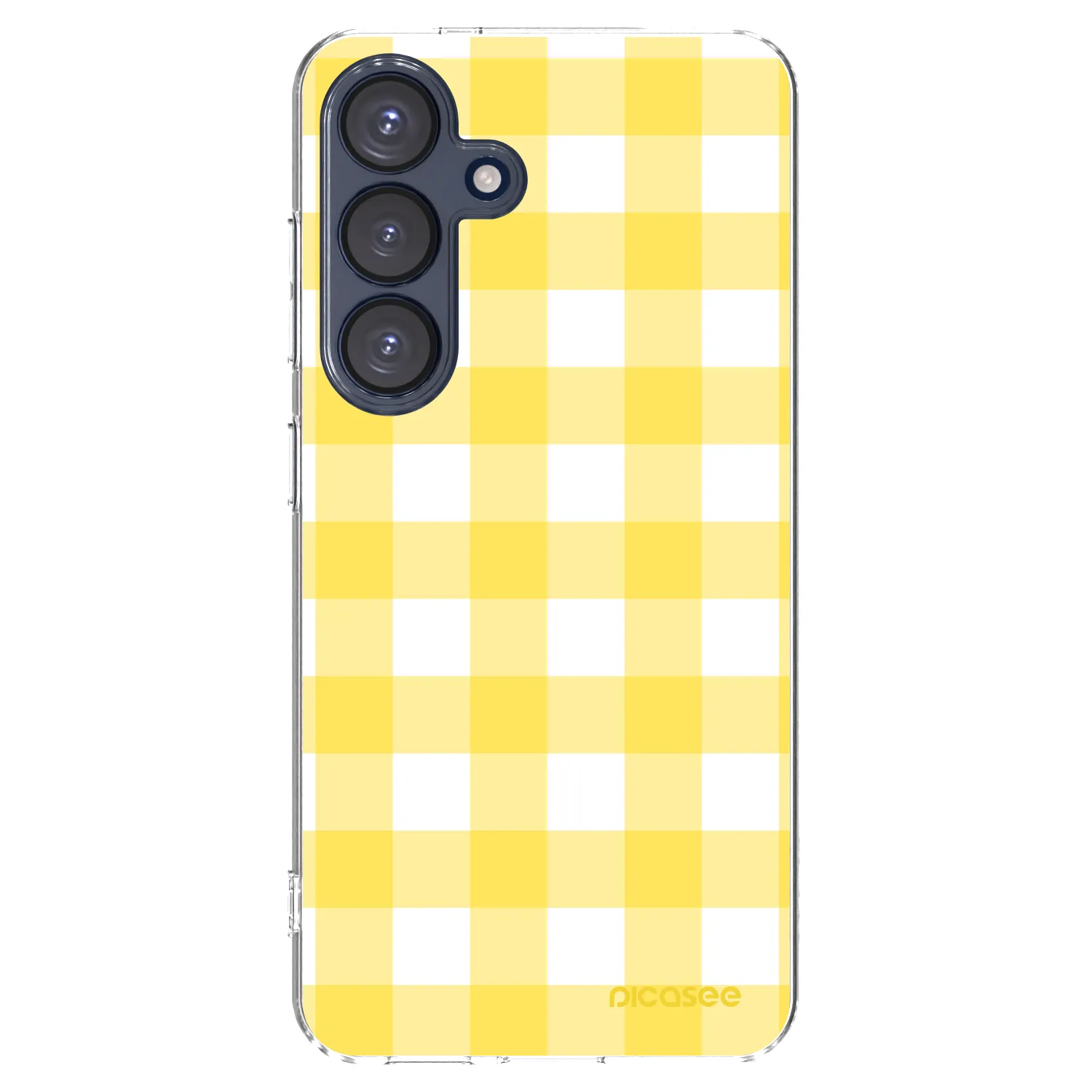 Picasee husă transparentă din silicon pentru Samsung Galaxy S25 5G - Gride lemon
