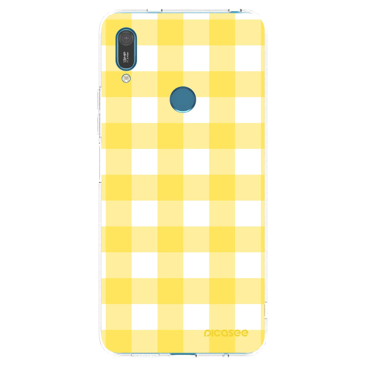 Picasee husă transparentă din silicon pentru Huawei Y7 2019 - Gride lemon