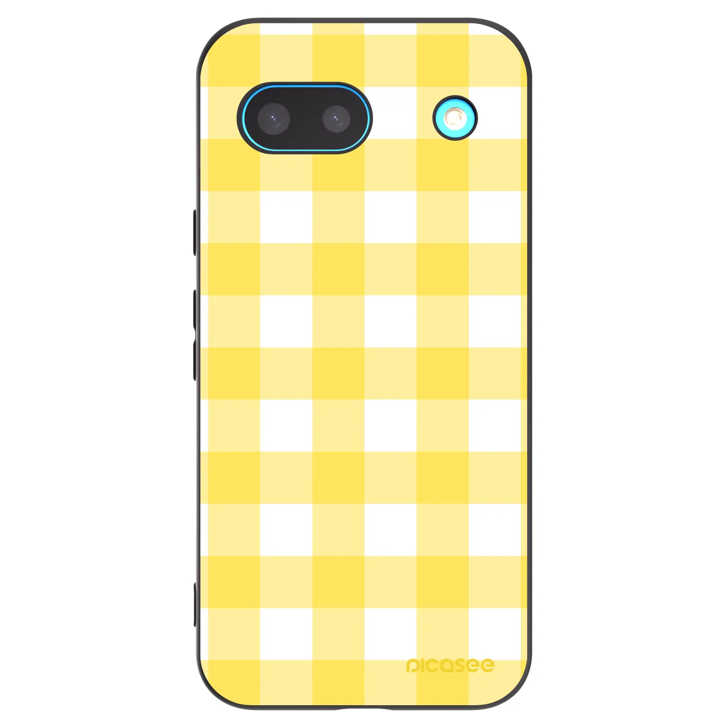 Picasee husă neagră din silicon pentru Google Pixel 8a - Gride lemon
