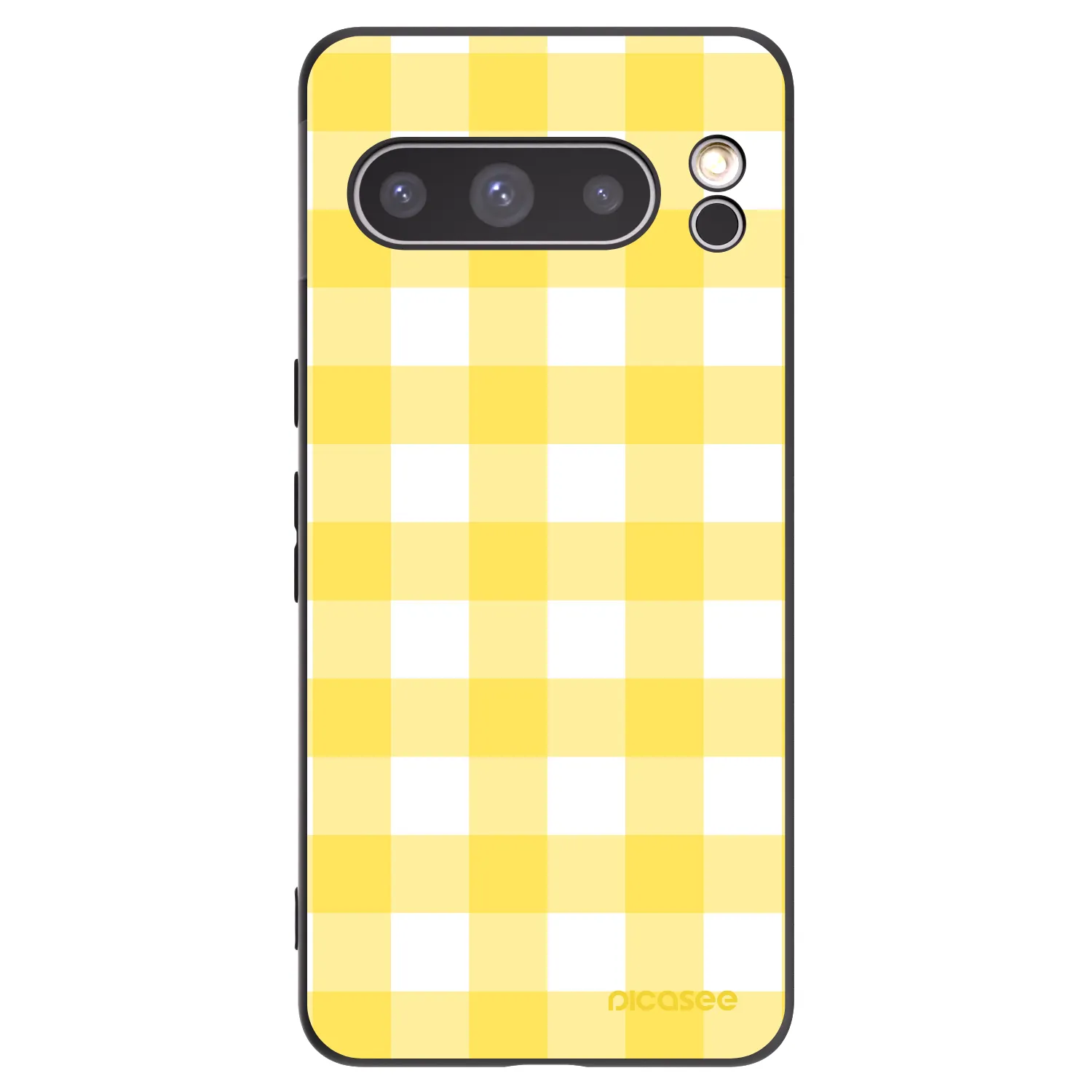 Picasee husă neagră din silicon pentru Google Pixel 8 Pro - Gride lemon