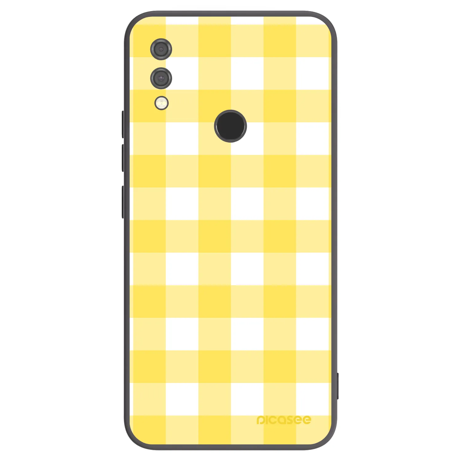Picasee husă neagră din silicon pentru Xiaomi Redmi Note 7 - Gride lemon