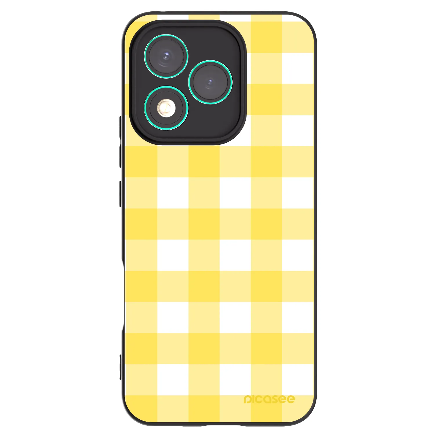 Picasee husă neagră din silicon pentru Honor 400 Lite 5G - Gride lemon
