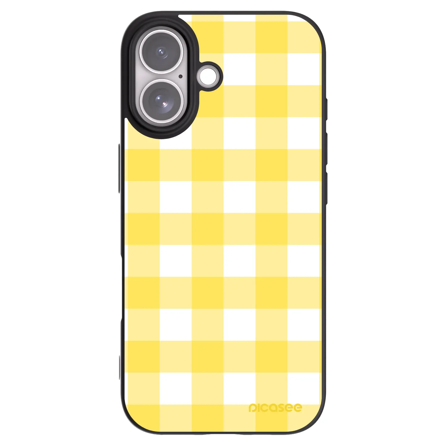 Picasee husă neagră din silicon pentru Apple iPhone 17 - Gride lemon