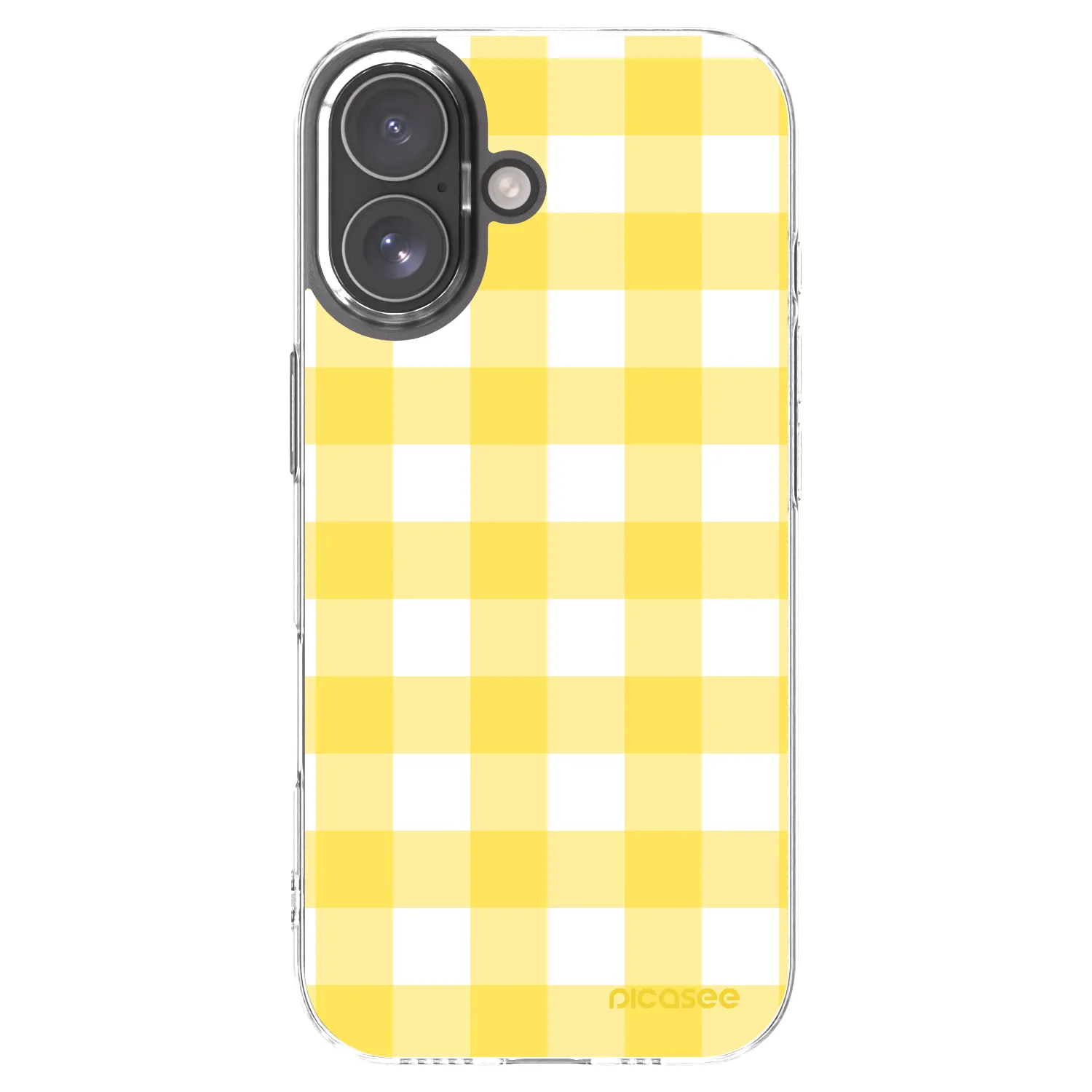 Picasee husă transparentă din silicon pentru Apple iPhone 17 - Gride lemon