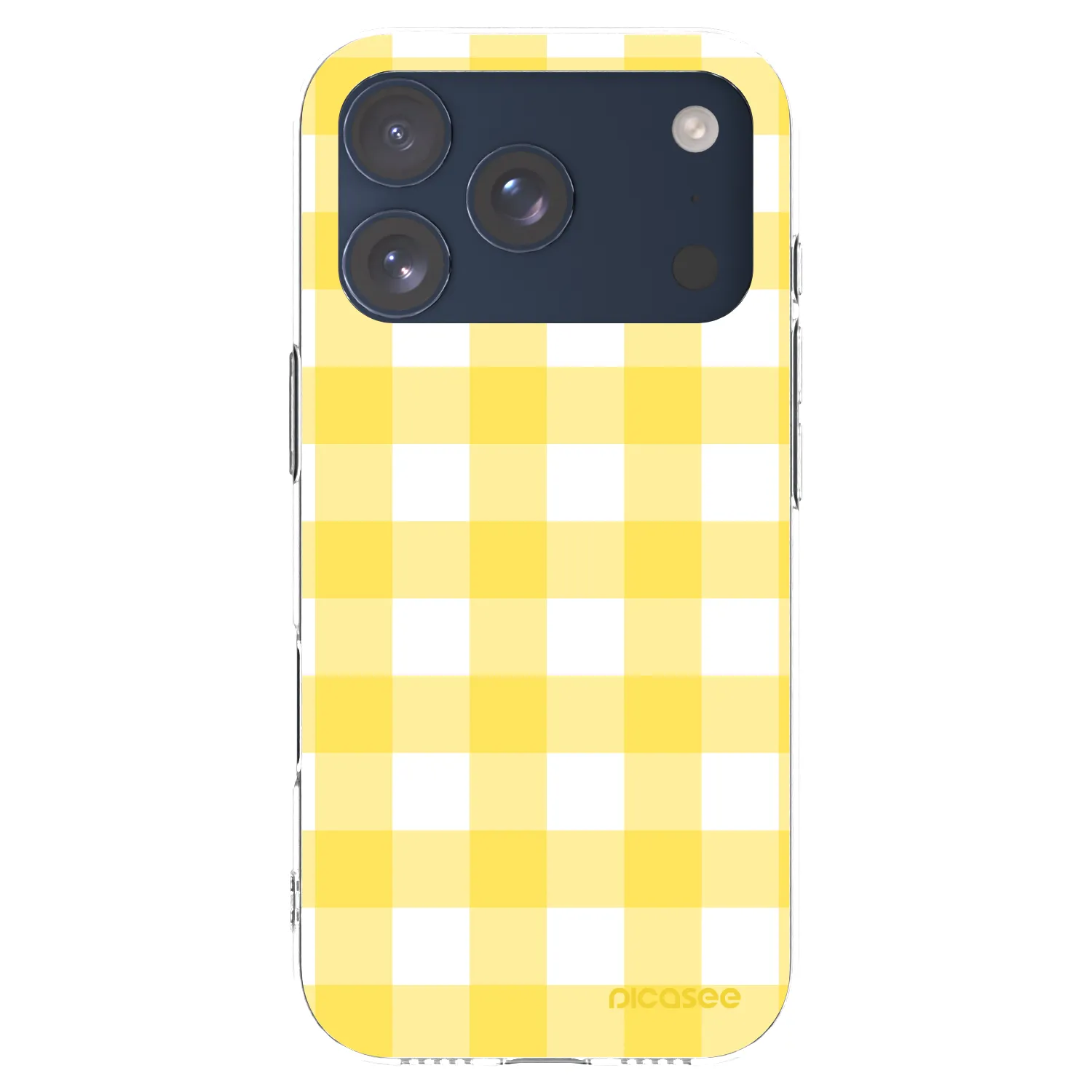 Picasee husă transparentă din silicon pentru Apple iPhone 17 Pro - Gride lemon