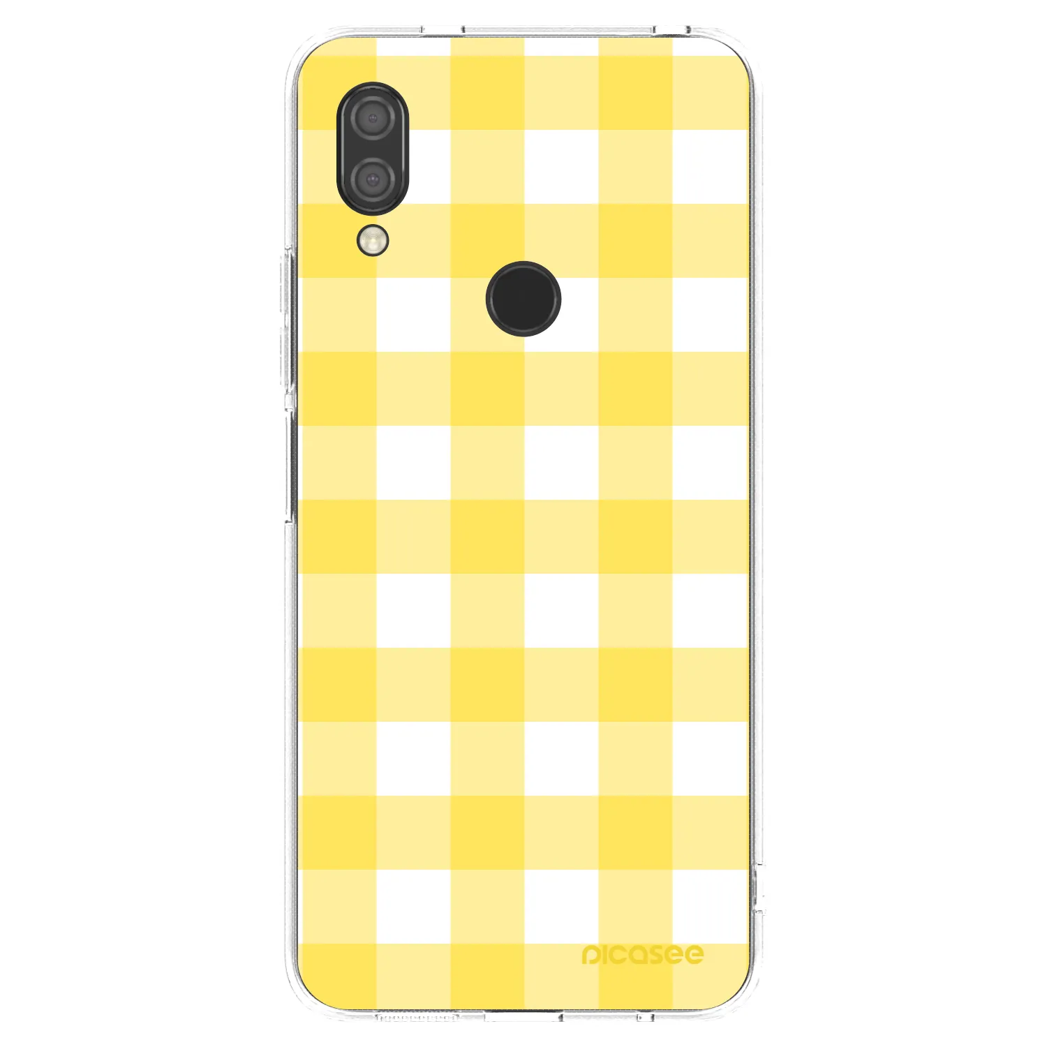 Picasee husă transparentă din silicon pentru Xiaomi Redmi 7 - Gride lemon