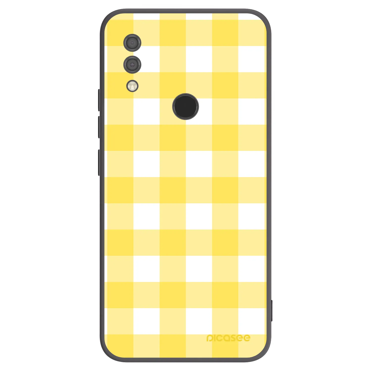 Picasee husă neagră din silicon pentru Xiaomi Redmi 7 - Gride lemon