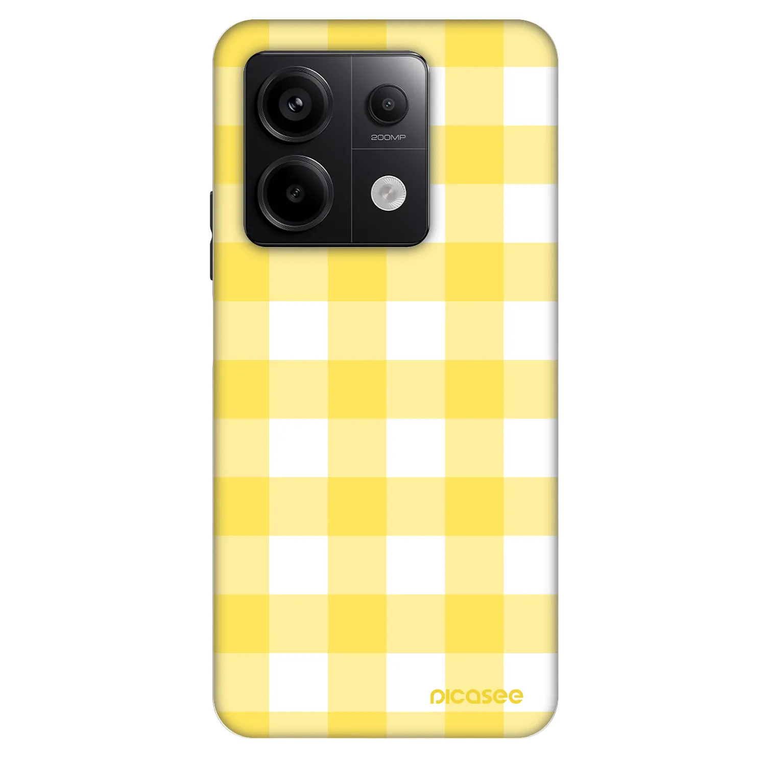 Picasee Fashion Case pentru Xiaomi Redmi Note 13 Pro 5G - Gride lemon