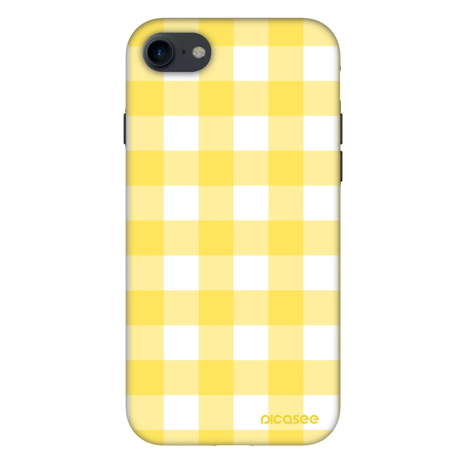Picasee Fashion Case pentru Apple iPhone SE 2020 - Gride lemon