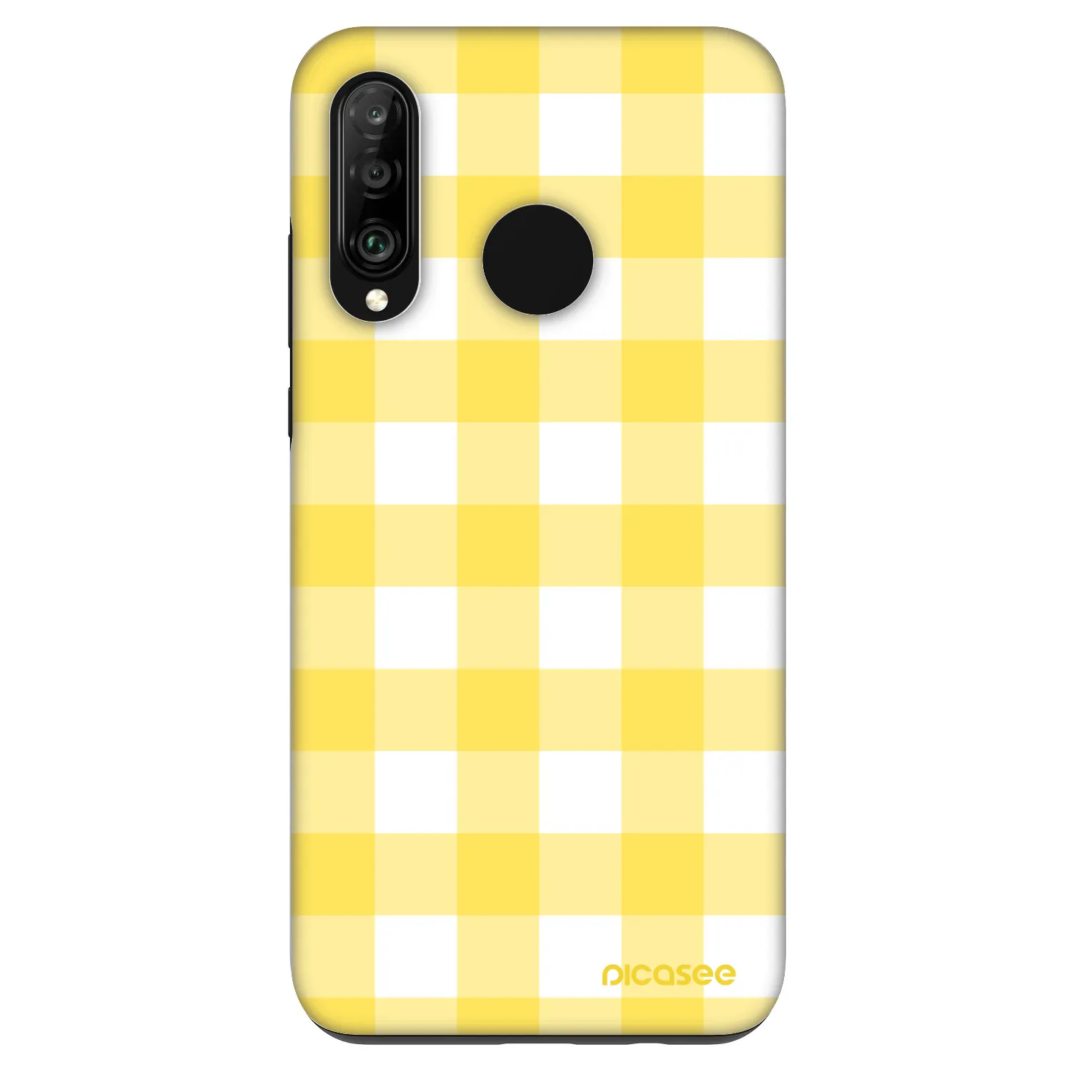 Picasee Fashion Case pentru Huawei P30 Lite - Gride lemon