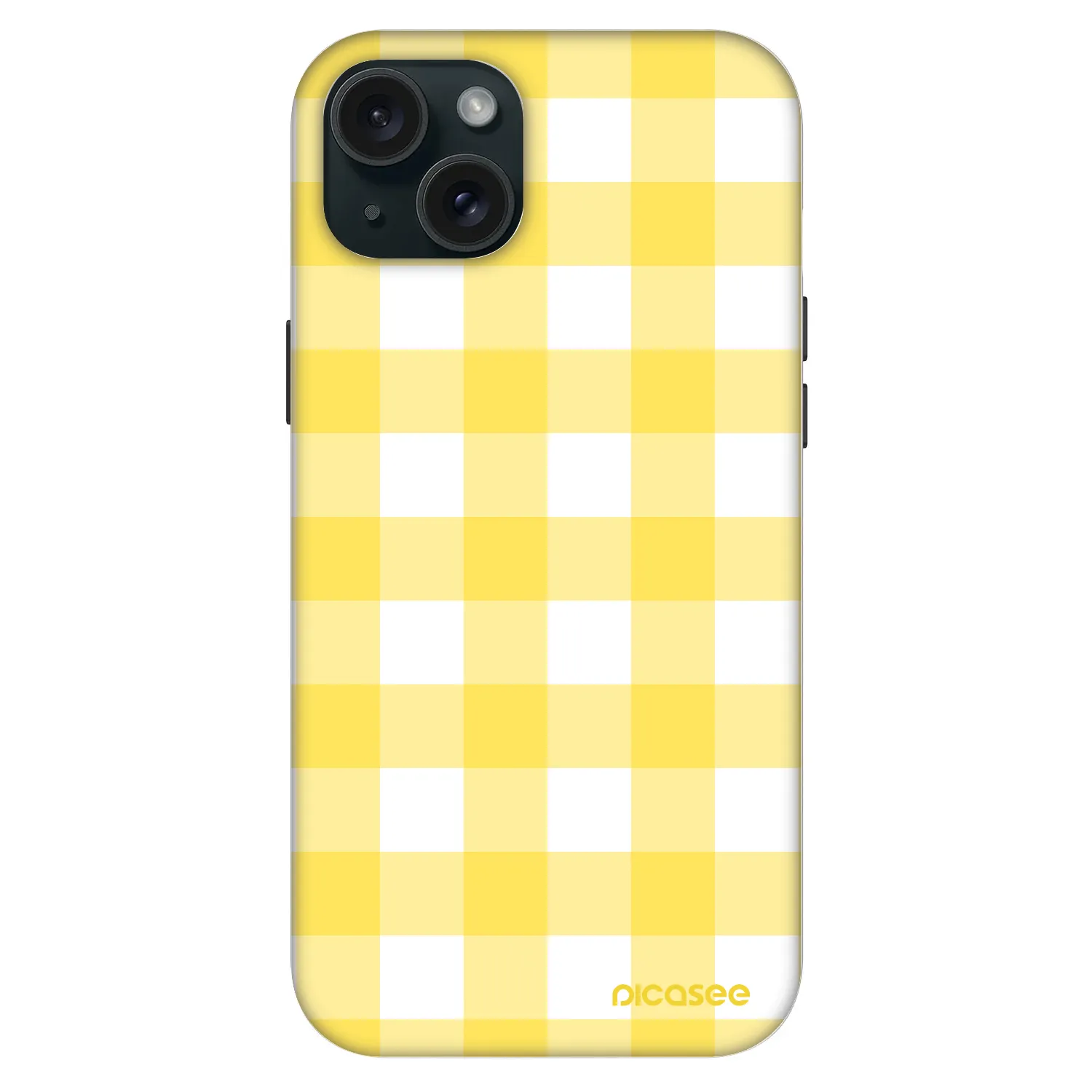 Picasee Fashion Case MagSafe pentru Apple iPhone 15 Plus - Gride lemon