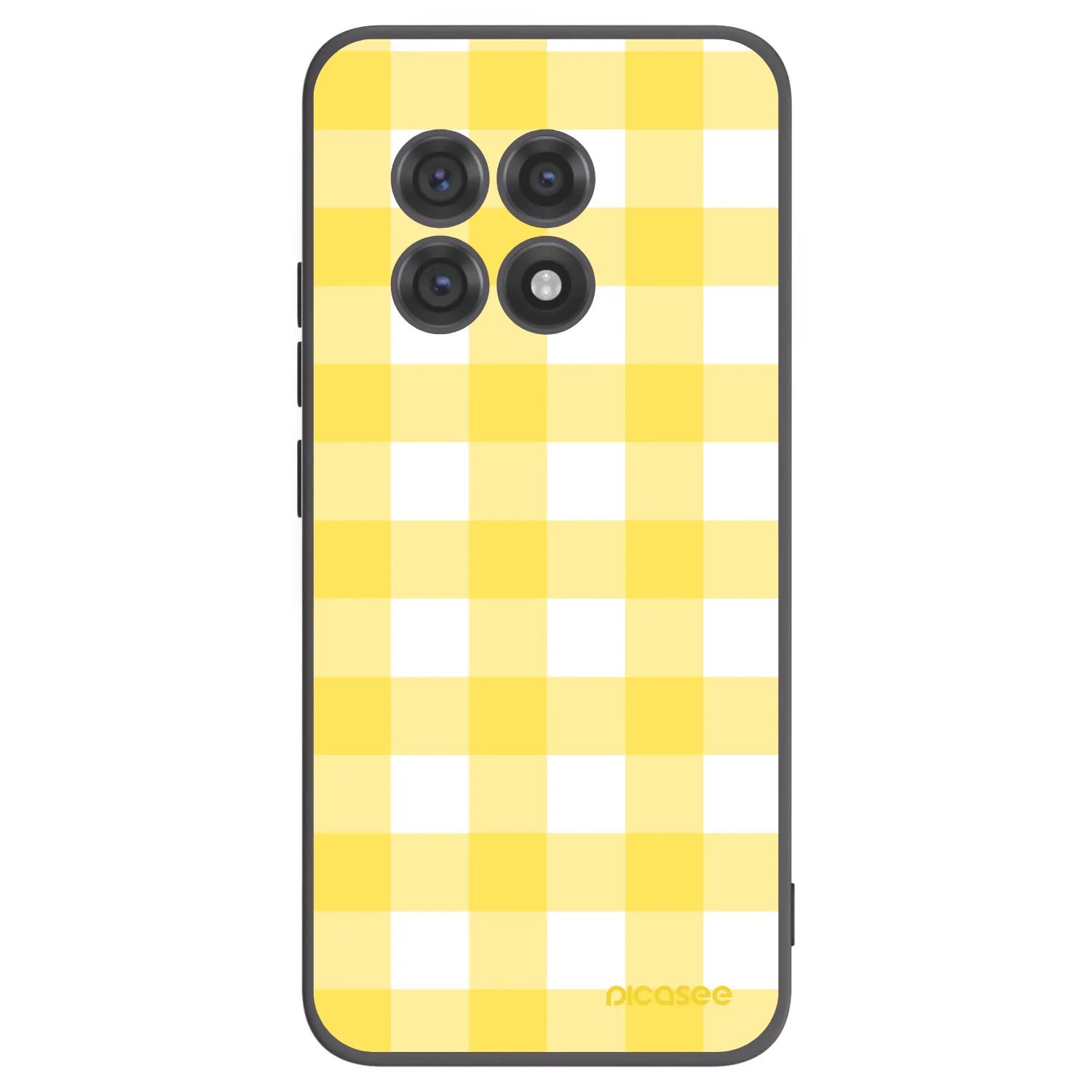 Picasee husă neagră din silicon pentru OnePlus 13R 5G - Gride lemon