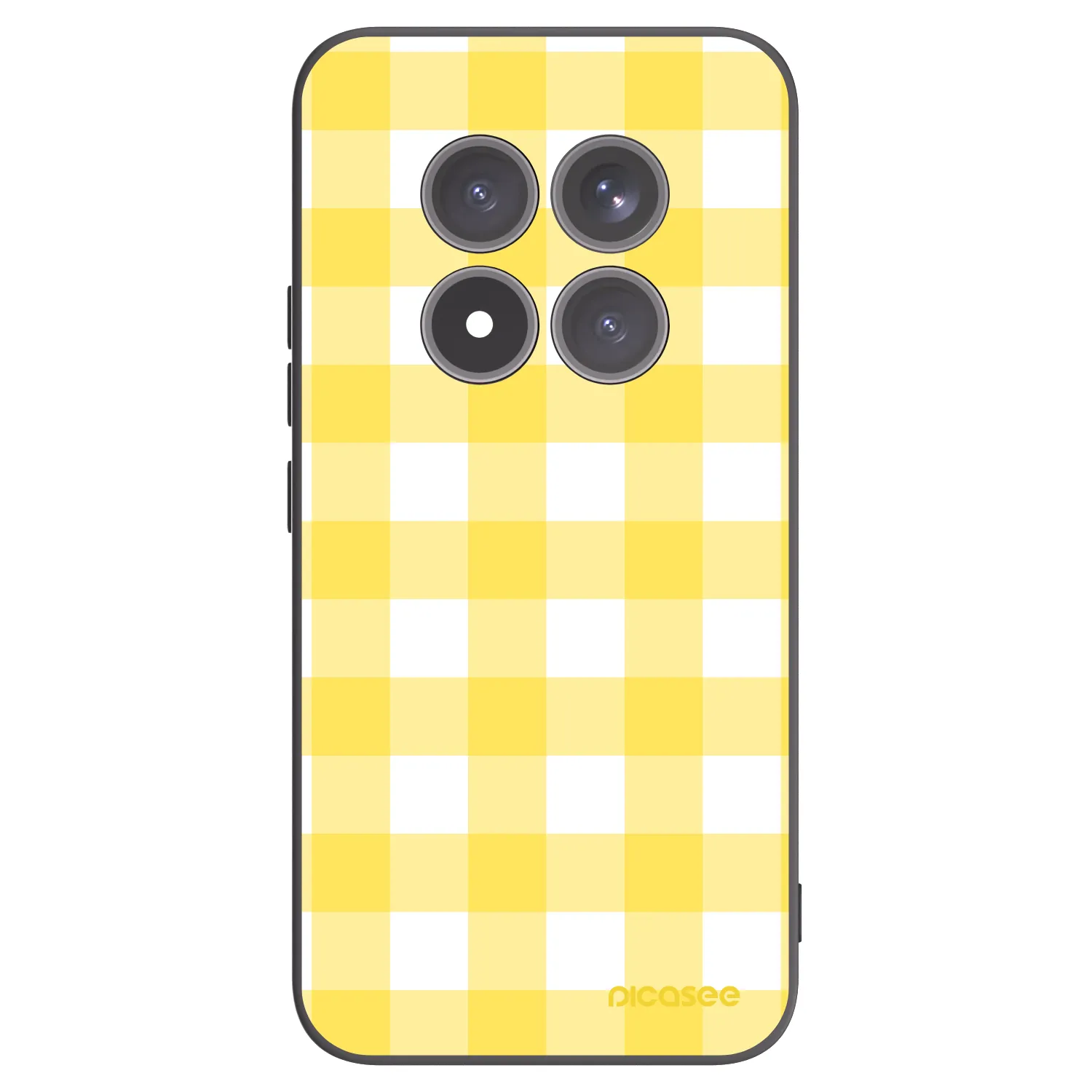 Picasee husă neagră din silicon pentru Xiaomi Redmi Note 15 Pro+ - Gride lemon