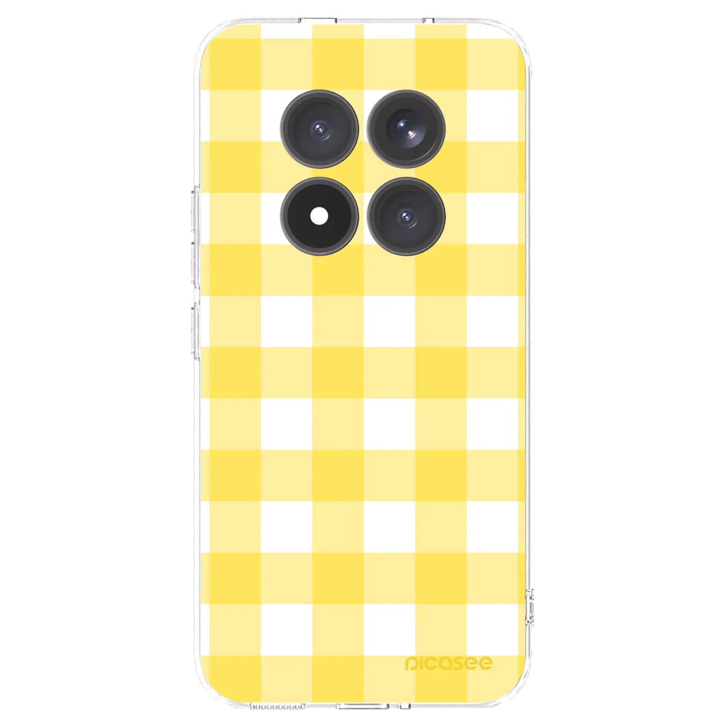 Picasee husă transparentă din silicon pentru Xiaomi Redmi Note 15 Pro+ - Gride lemon