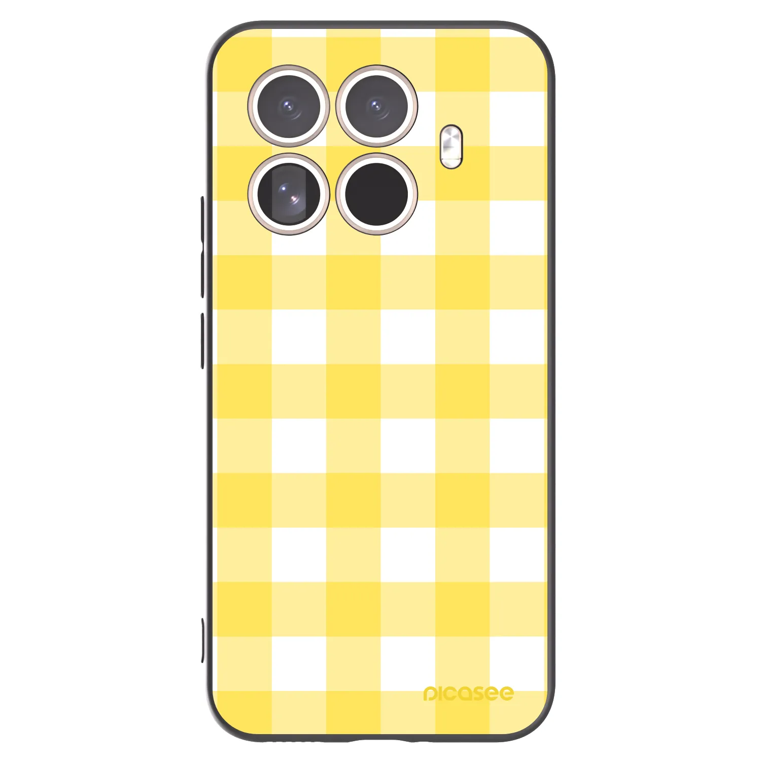 Picasee husă neagră din silicon pentru Xiaomi 15T Pro - Gride lemon