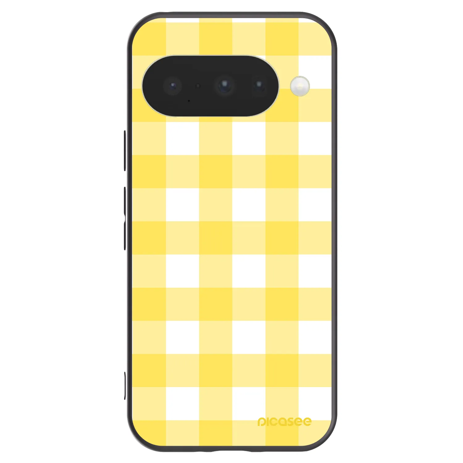 Picasee husă neagră din silicon pentru Google Pixel 10 - Gride lemon